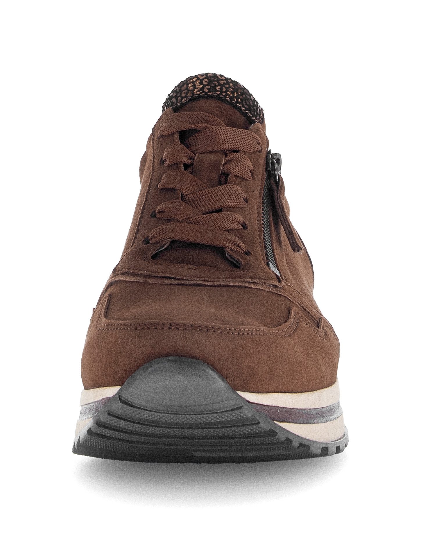 Gabor Sneakers met sleehak Turijn , vrijetijdsschoen, halfschoen, veterschoen, gepolsterde schacht, h-breedte