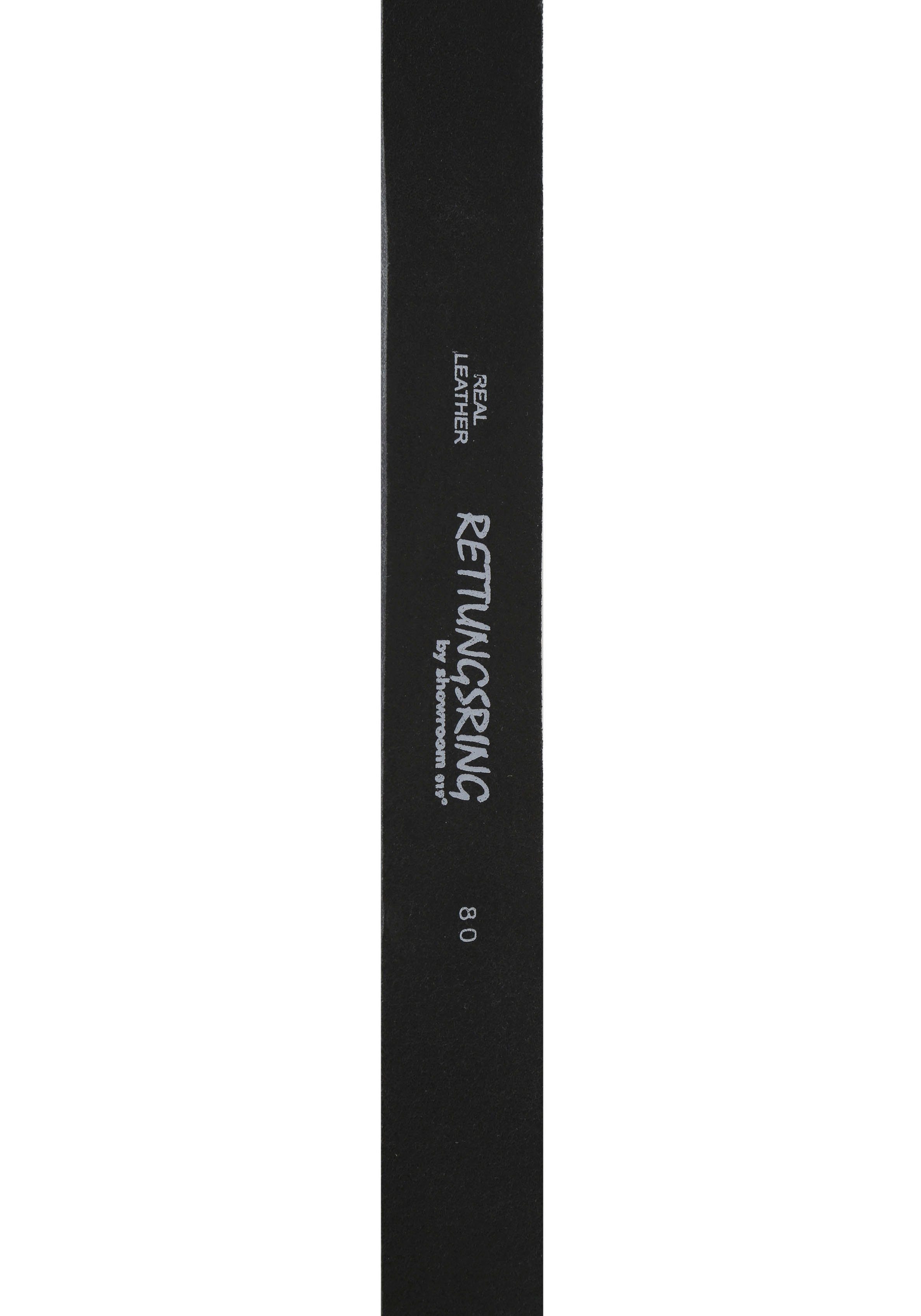 RETTUNGSRING by showroom 019° Leren riem met verwisselbare sluiting "ovaal gevlochten"