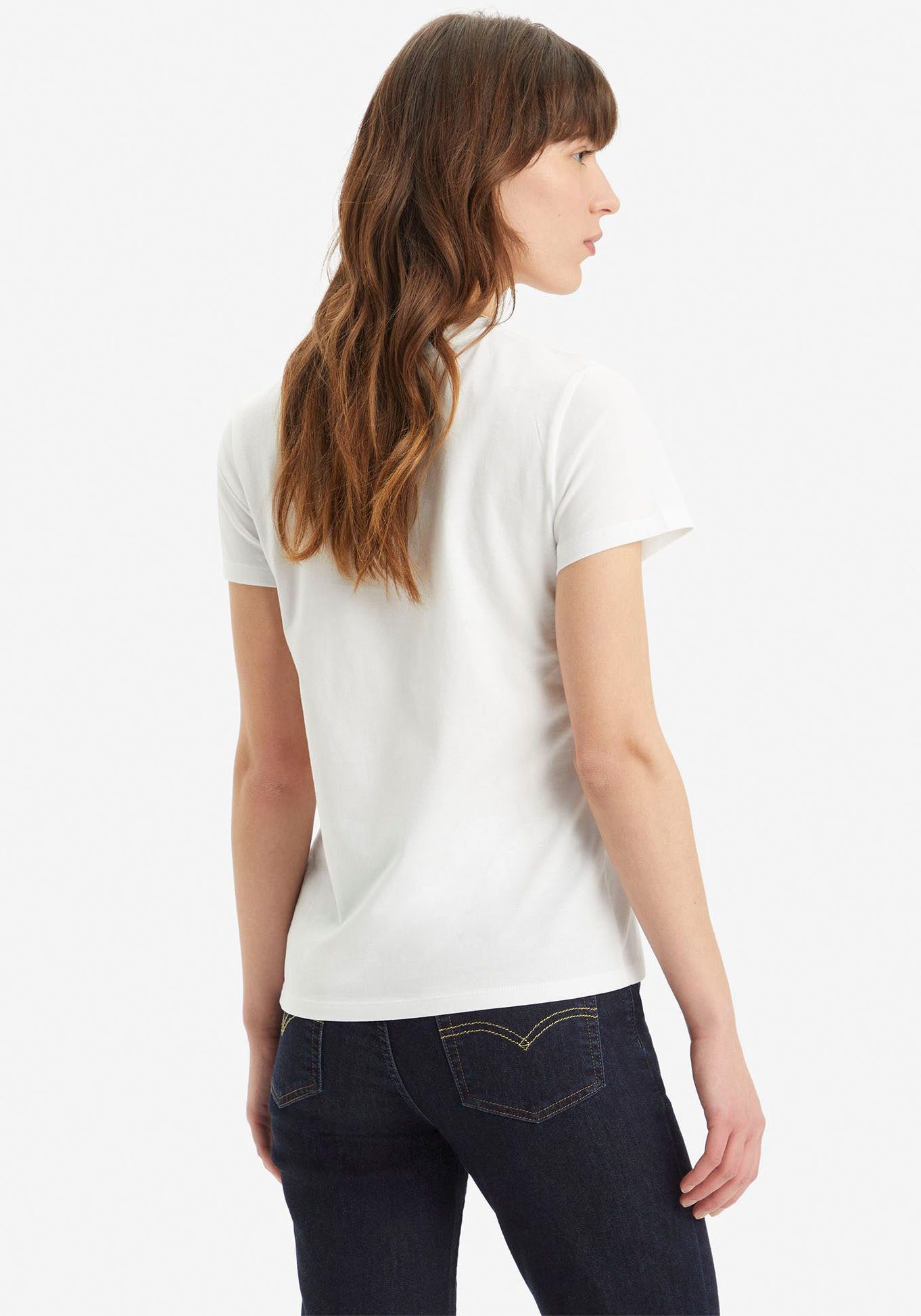 Levi's T-shirt The Perfect Tee met gebloemde batwing-logoprint