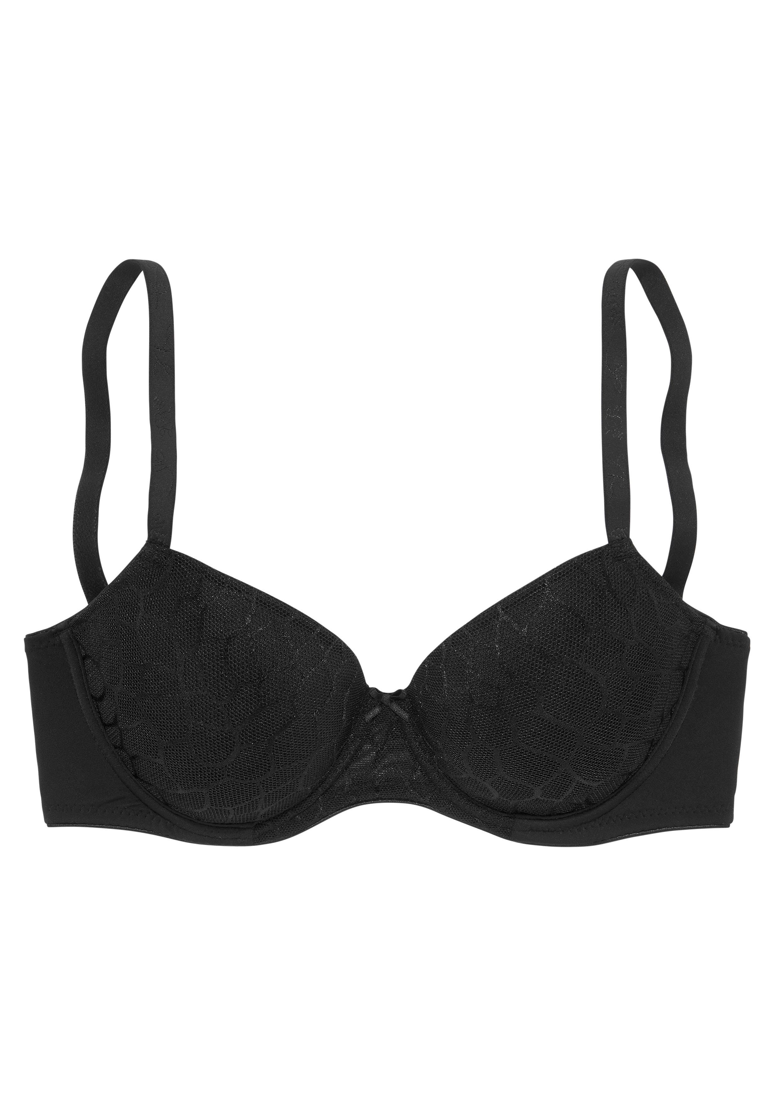Lascana Bh met steuncups Chiara met grafisch netmotief, dessous