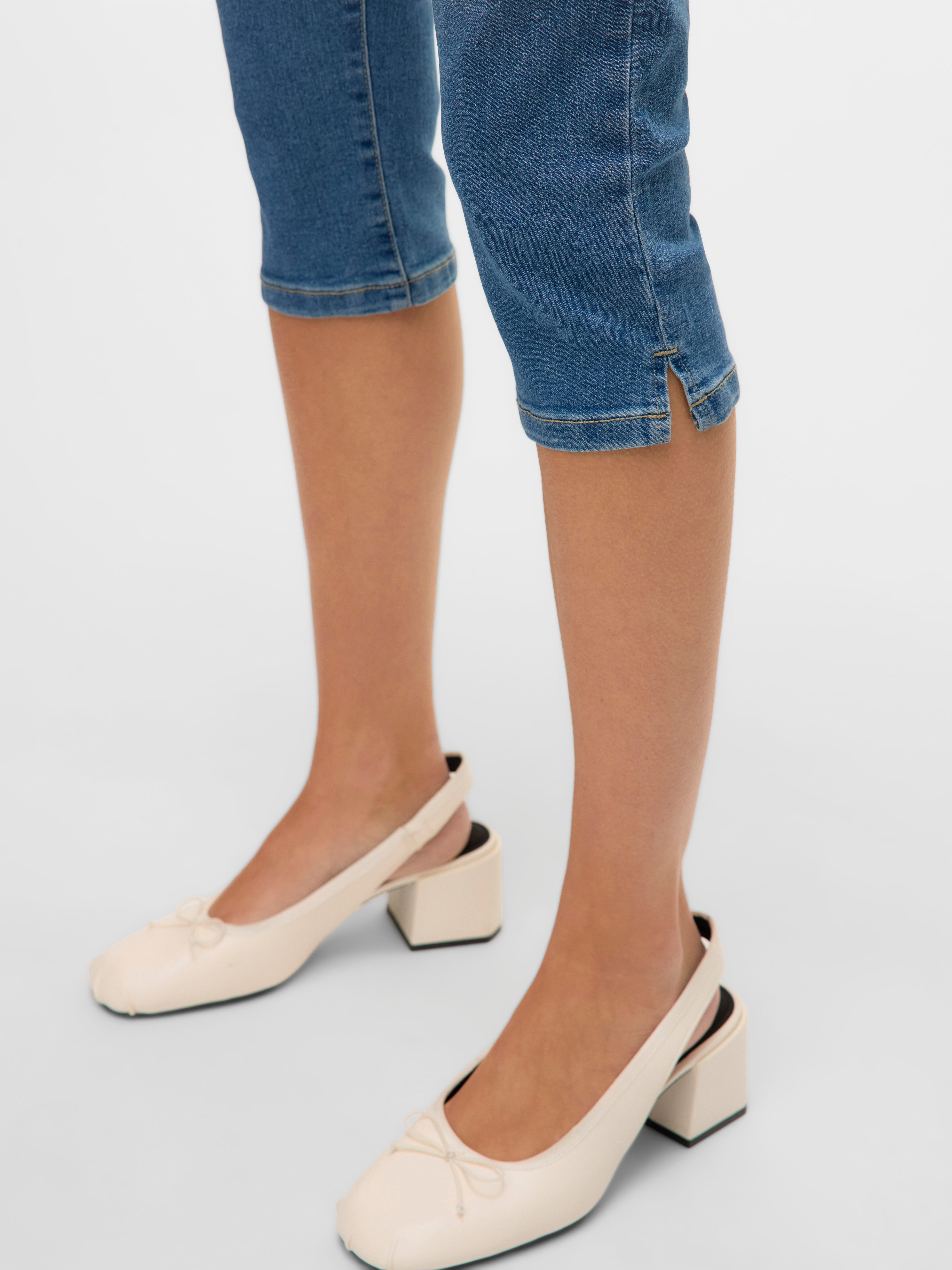 Vero Moda Capri jeans VMELLY MR KNICKERS DNM MIX NOOS