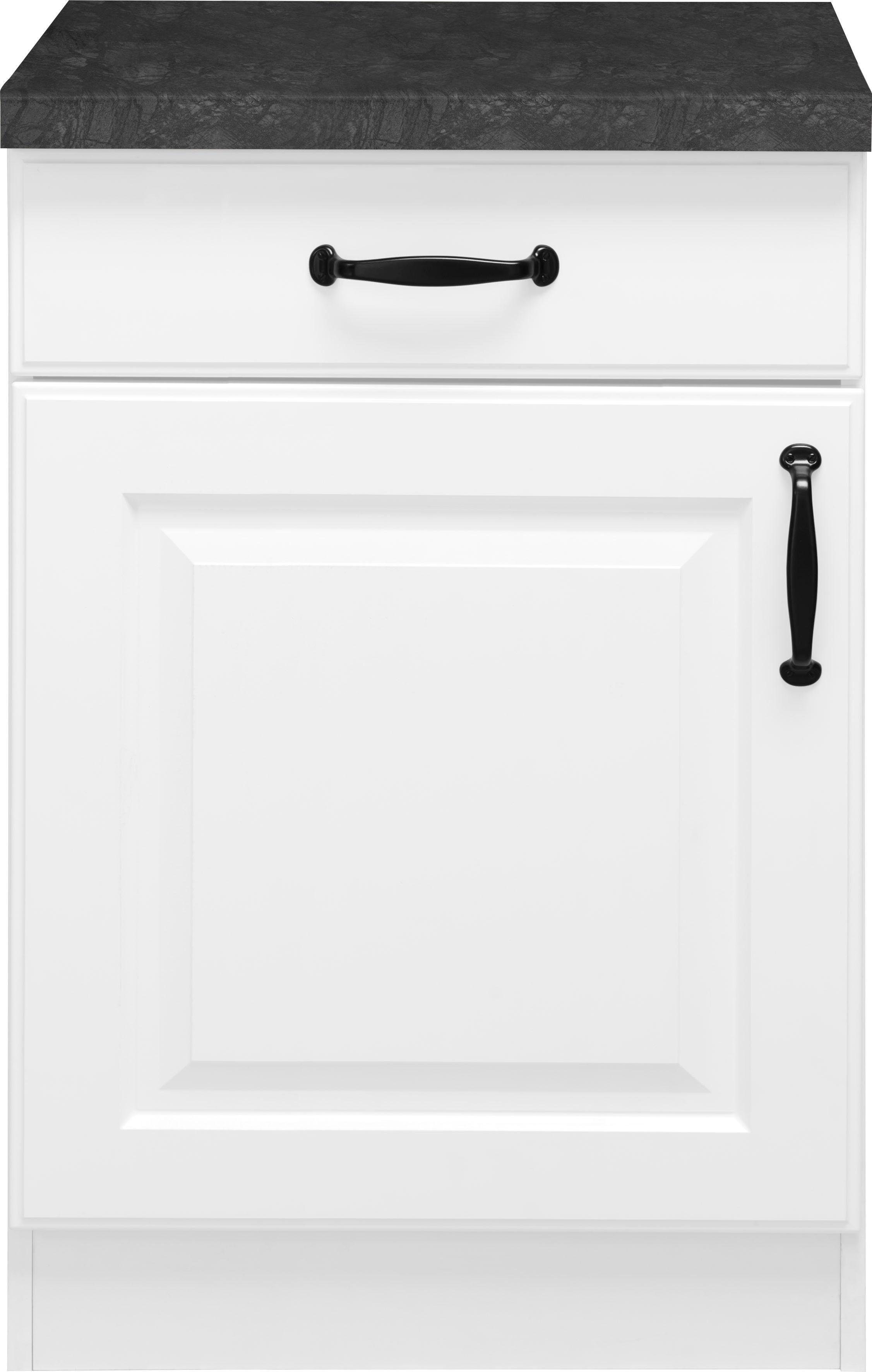 wiho Küchen Onderkast Erla 60 cm breed met vakkenfront