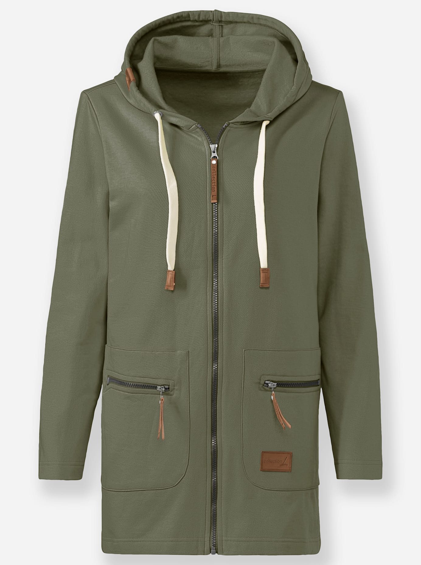 Casual Looks Shirtjasje Sweatvest (1-delig)