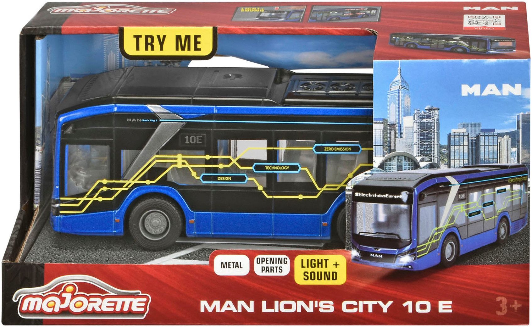 majORETTE Speelgoed-bus MAN Lion's City 10 E Bus