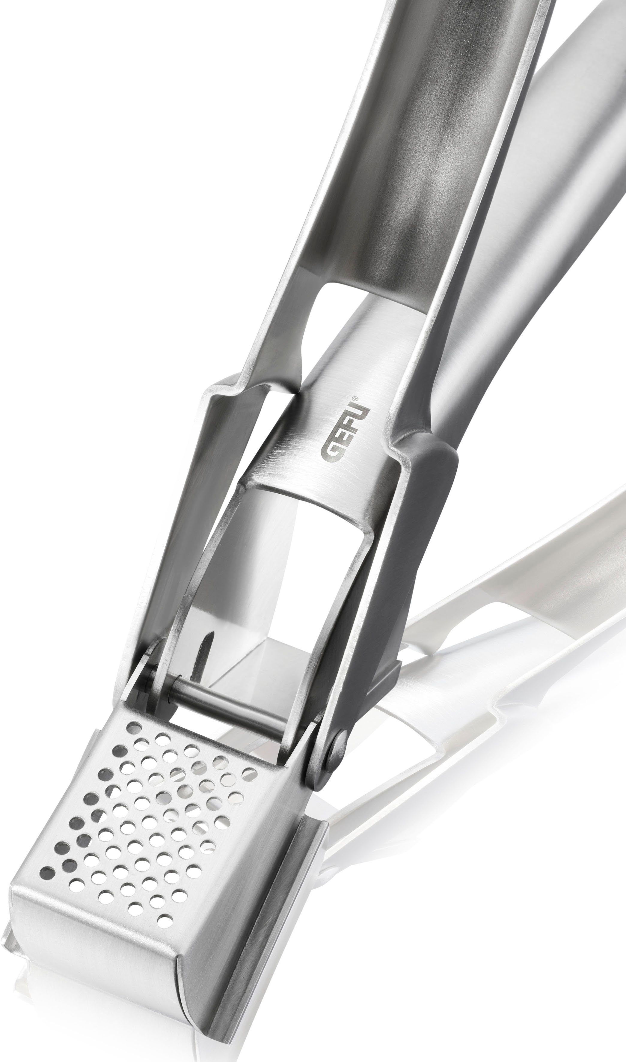 GEFU Knoflookpers IMPRENSA Speciale perforatie en hefmechanisme voor moeiteloos persen