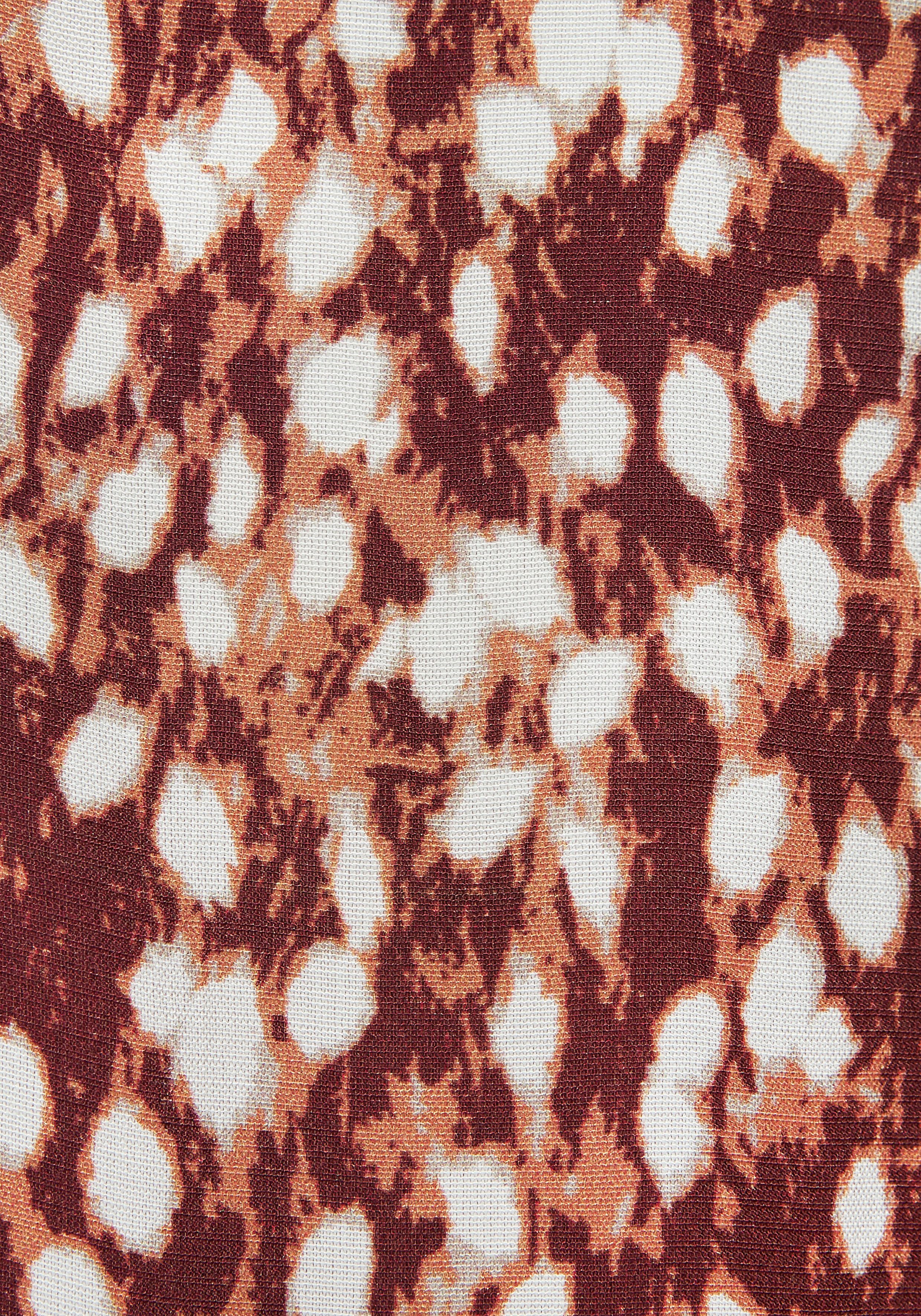 Vivance Jerseyjurk met stippenprint en v-hals, figuurvriendelijke zomerjurk