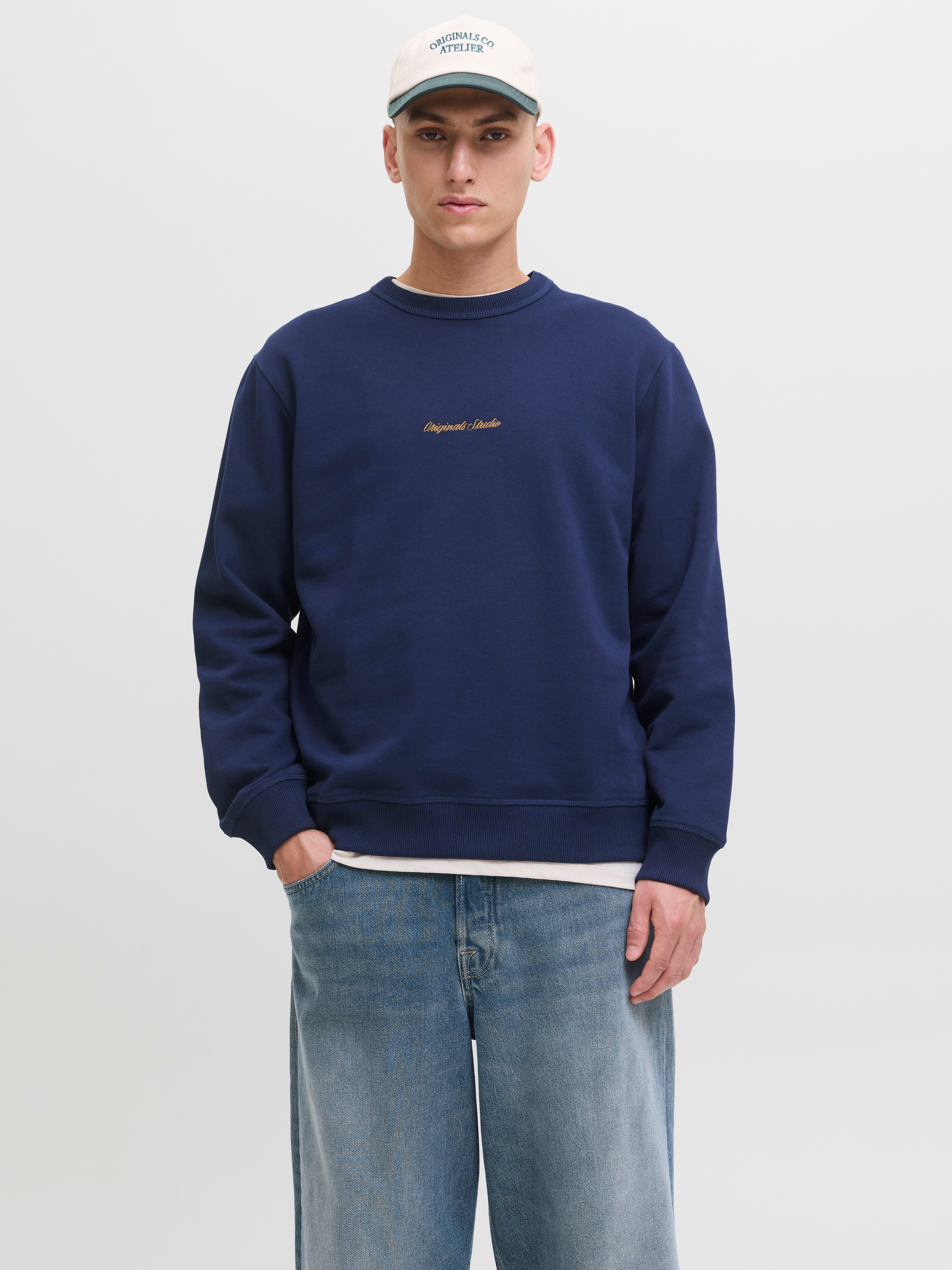 Jack & Jones Sweatshirt JORNORREBRO EMB SWEAT CREW NOOS