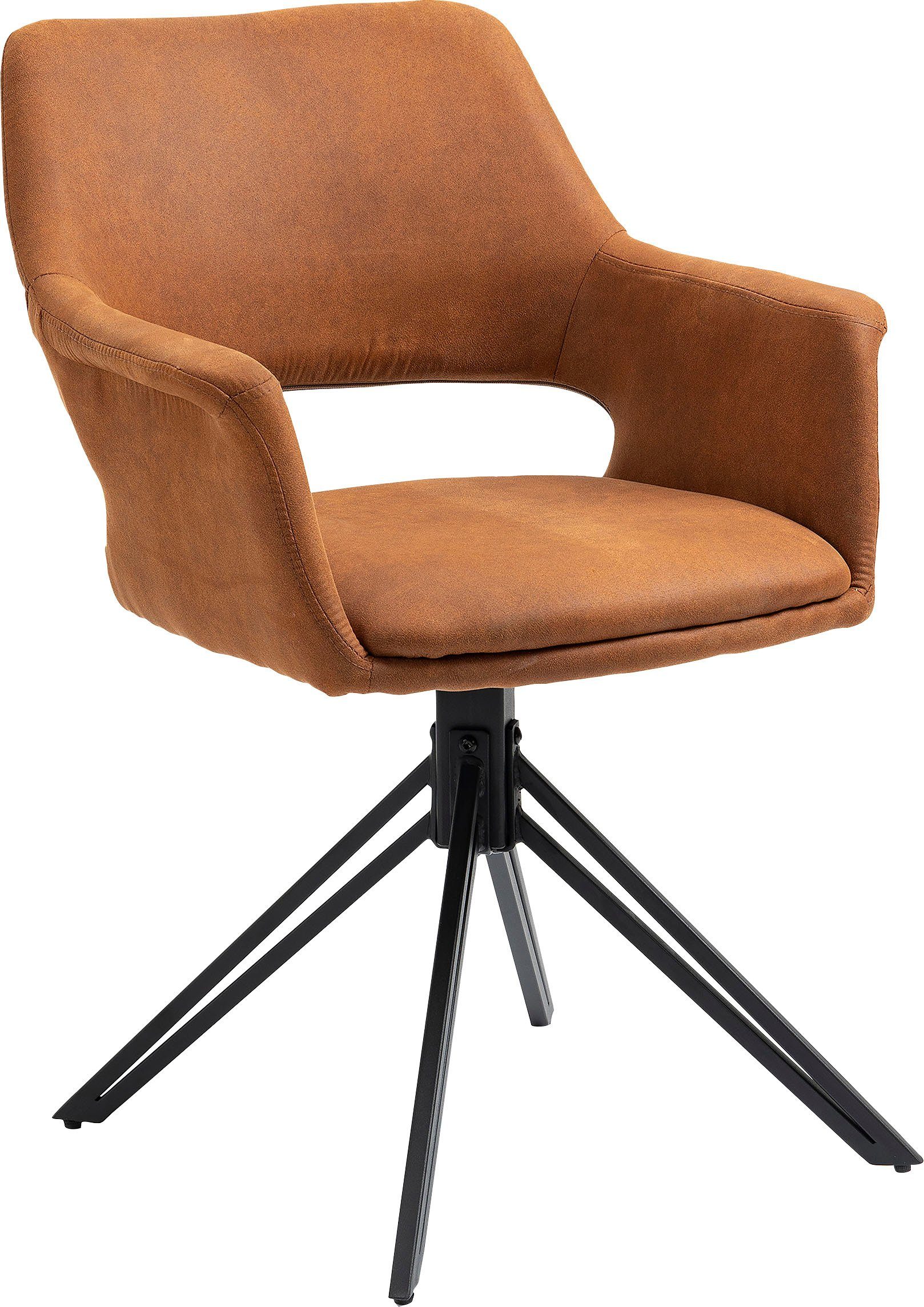 byLIVING Eetkamerstoel Estelle 360° draaibaar (set, 2 stuks)