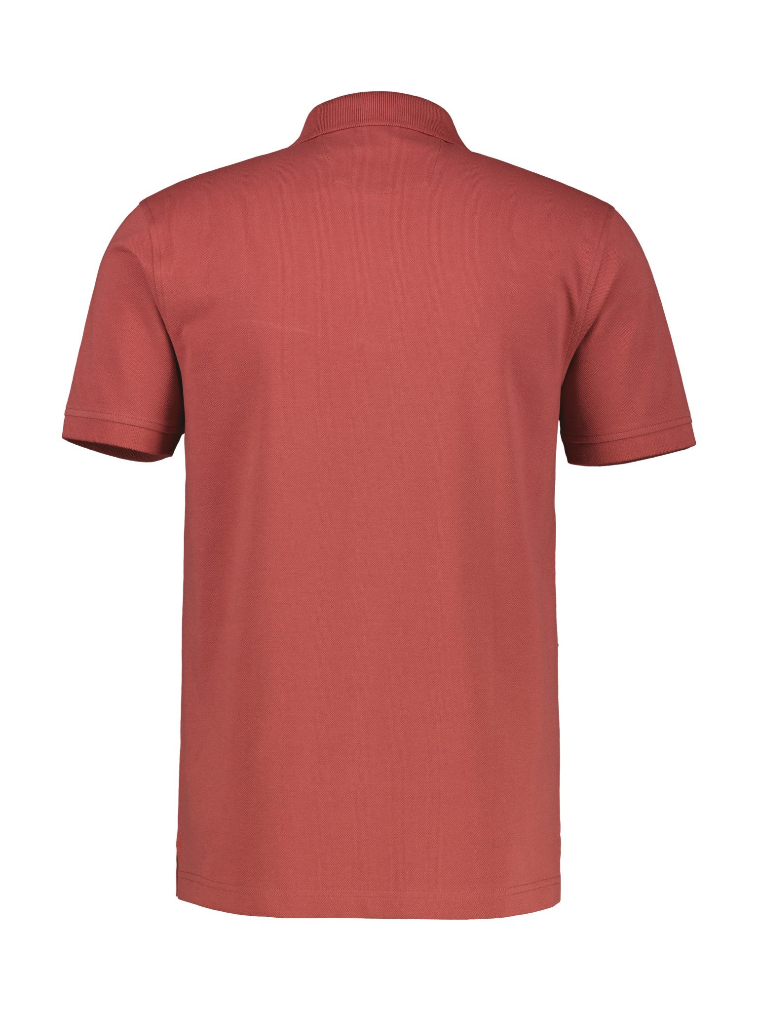 Lerros Shirt met korte mouwen met logoborduursel op borsthoogte