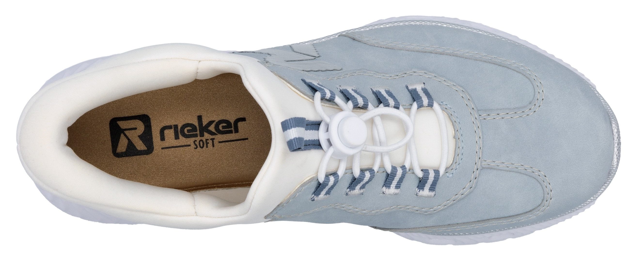 RIEKER Sport Slip-on sneakers Ready2GO , instapschoen, lage schoen, vrijetijdsschoen met snel sluiting