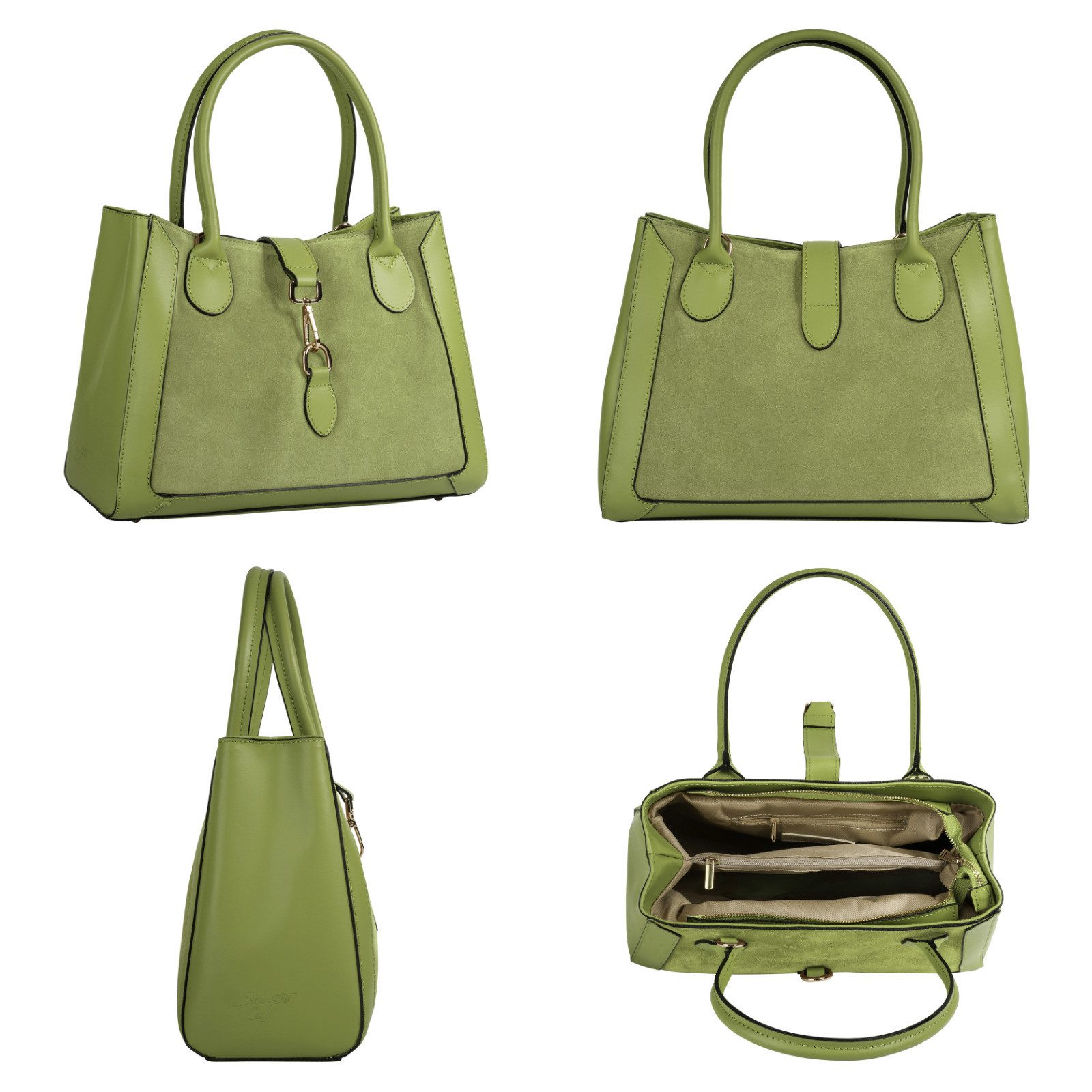 Samantha Look Shopper echt leer, made in italy