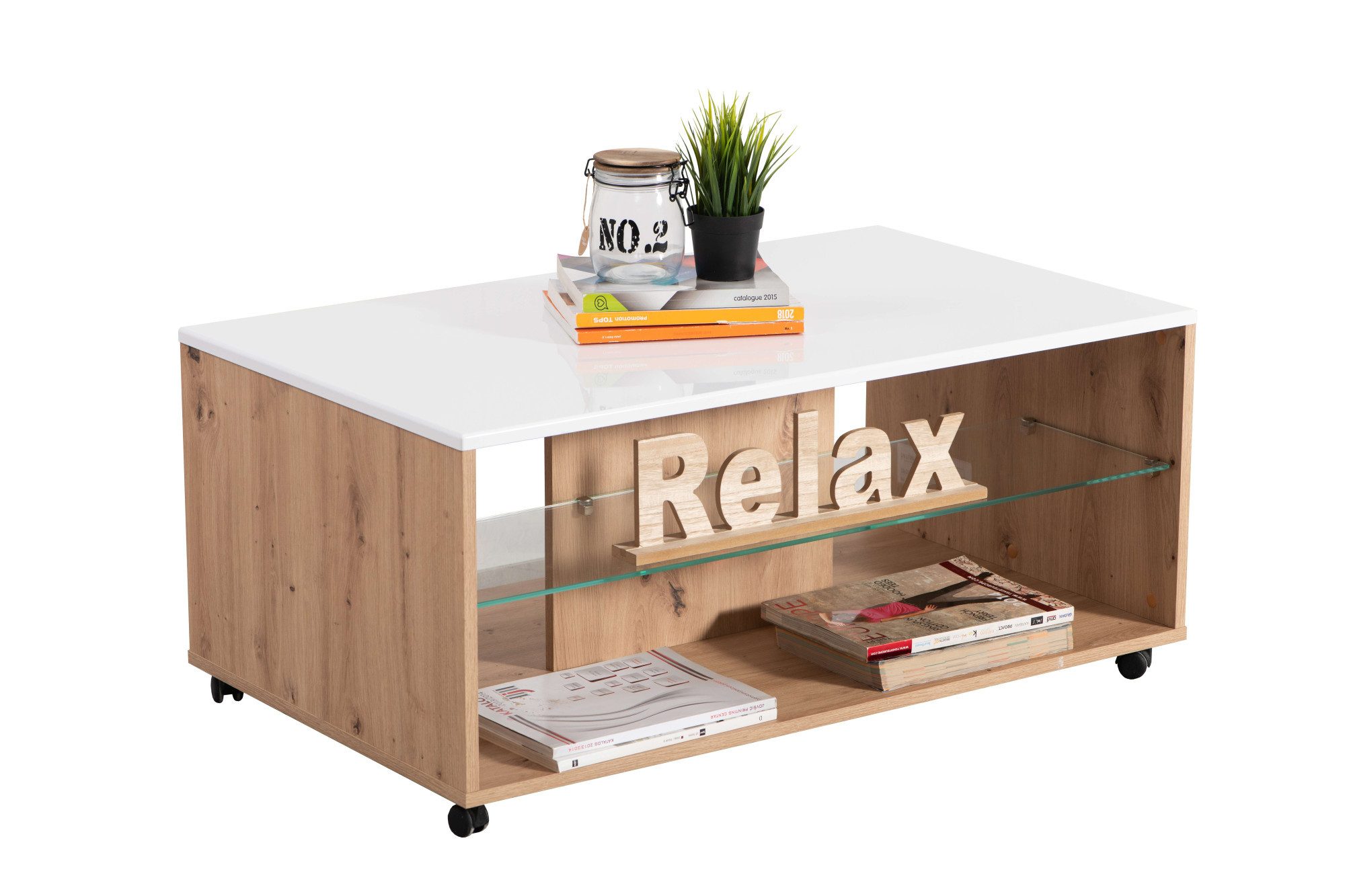 Home affaire Salontafel Bert koffietafel, 100 cm, in trendy kleuren, modern