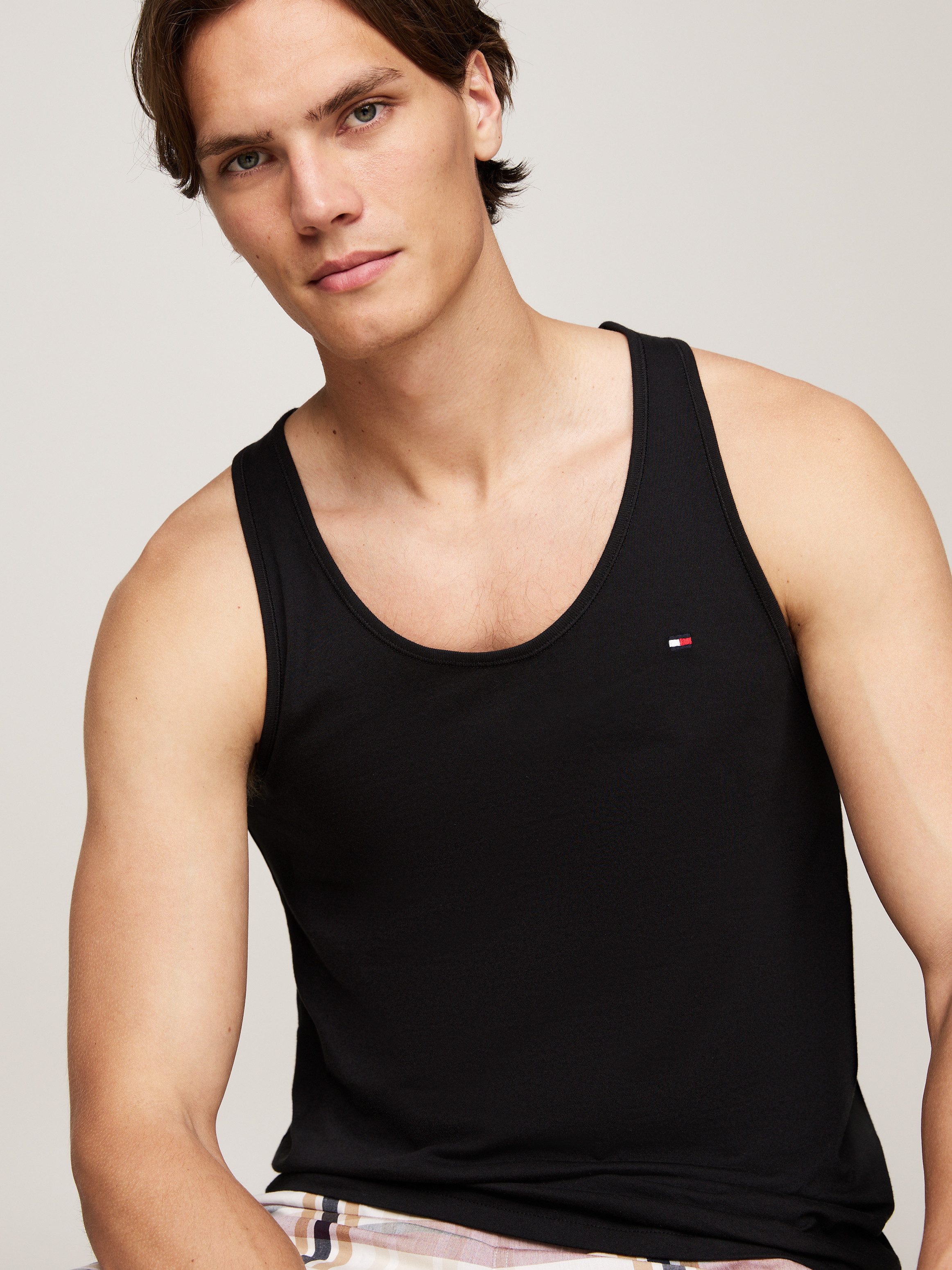 Tommy Hilfiger Underwear Tanktop 3P TANK TOP met logoborduursel (3-delig, Set van 3)