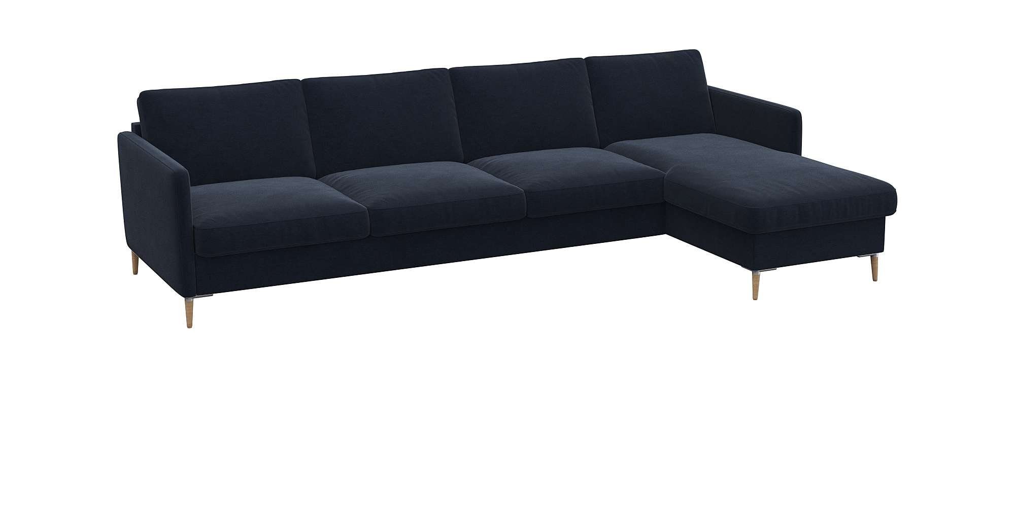 FLEXLUX Hoekbank Fiore, L-vorm, comfortabel en aangenaam door hoogwaardige zitopbouw