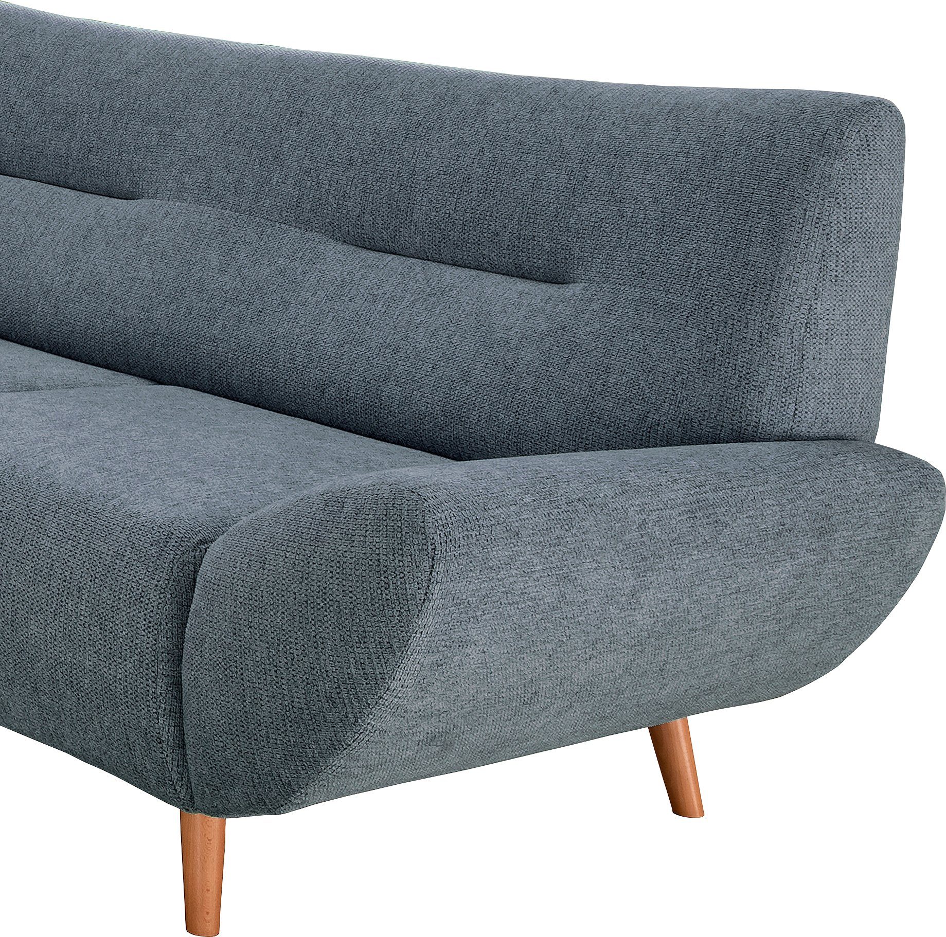INOSIGN 2-zitsbank Drago elegant en tijdloos, comfortabel, houten voet