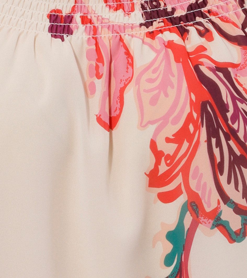Aniston CASUAL Blouse zonder sluiting met extravagante bloemenprint elk stuk is uniek nieuwe collectie