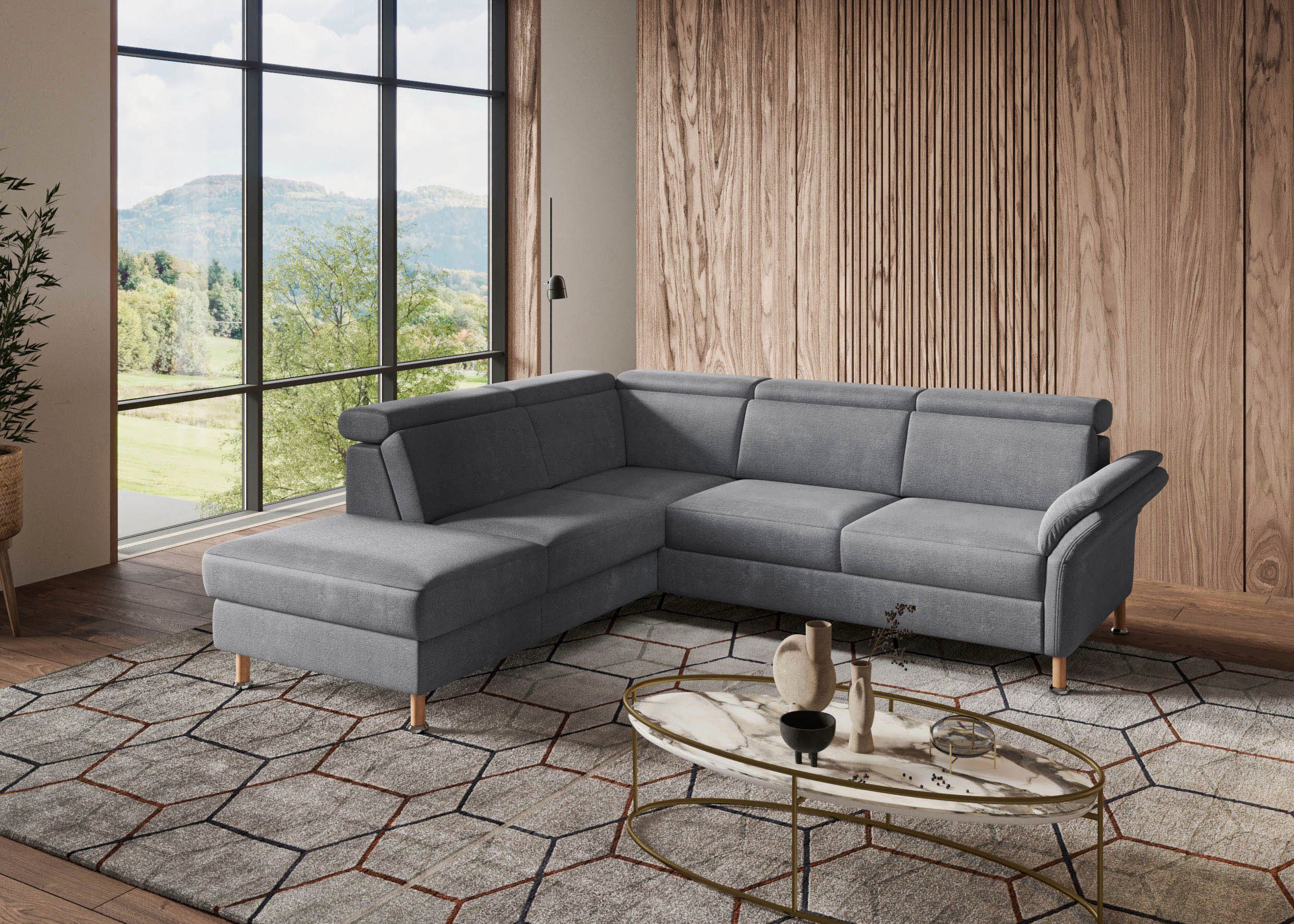 Home affaire Hoekbank Calypso L-vorm met relaxfunctie motorisch in bank 2,5-zits
