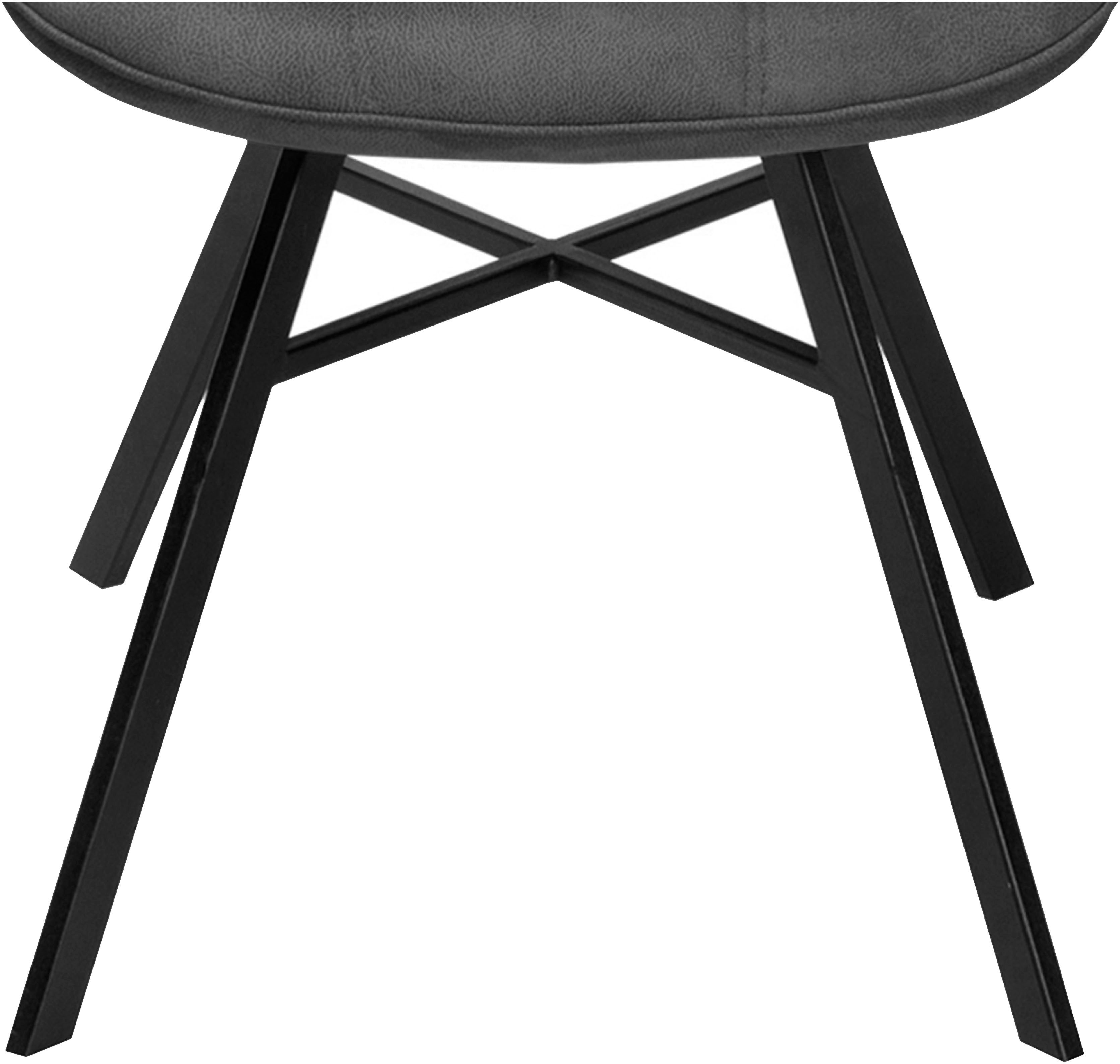 OMG Design Stoel met armleuningen Marcon Eetkamerstoel, onderhoudsvriendelijke bekleding