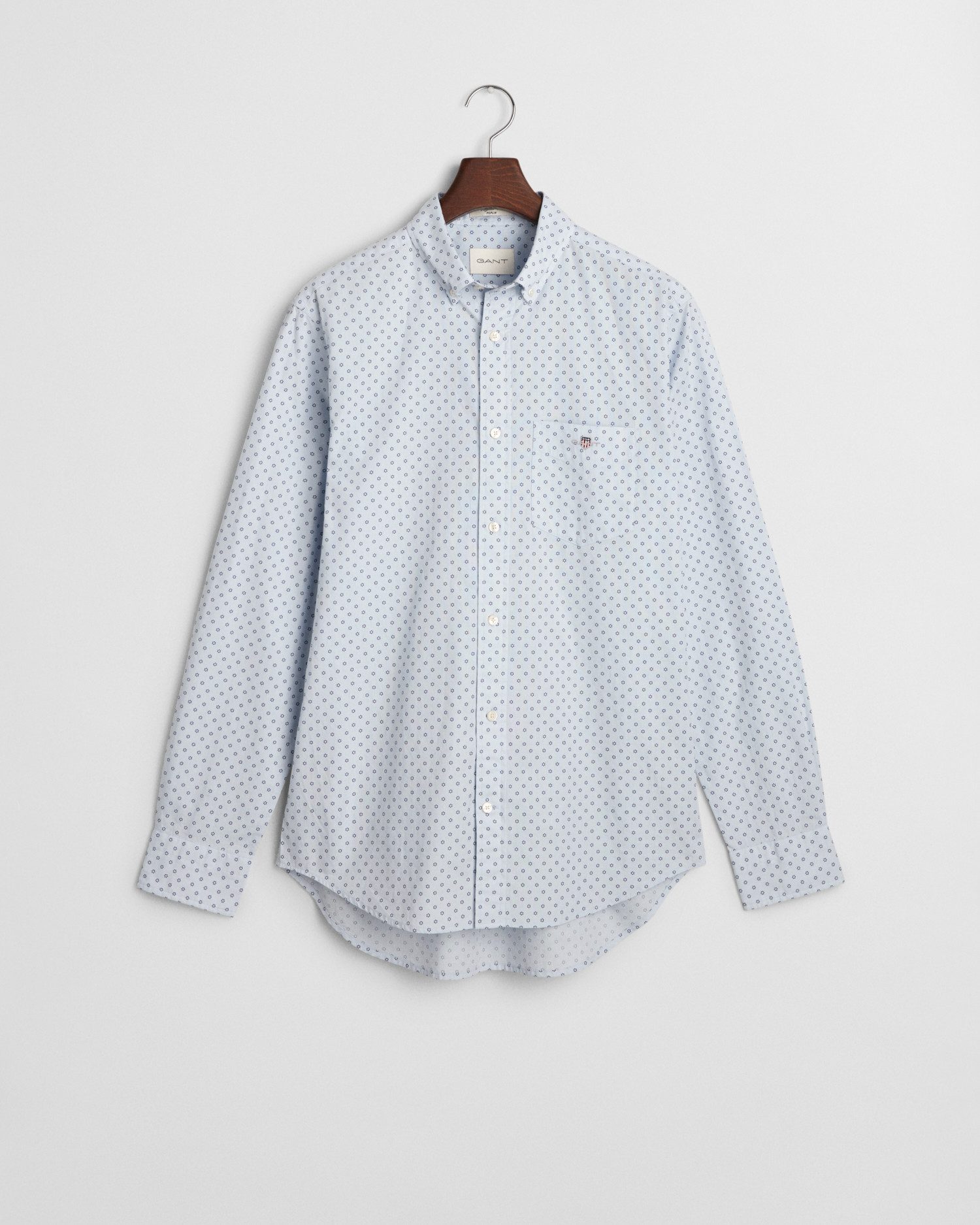 Gant Overhemd met lange mouwen REG MICRO PRINT SHIRT