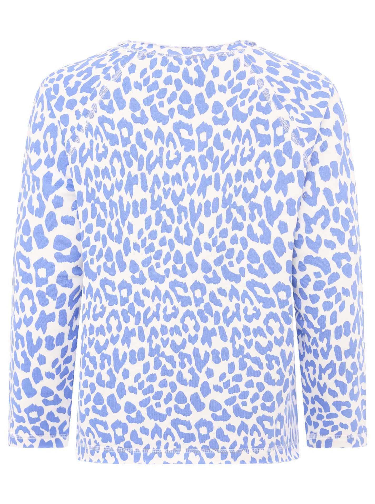 Zwillingsherz Sweater Leo allover met dierlijk printdesign