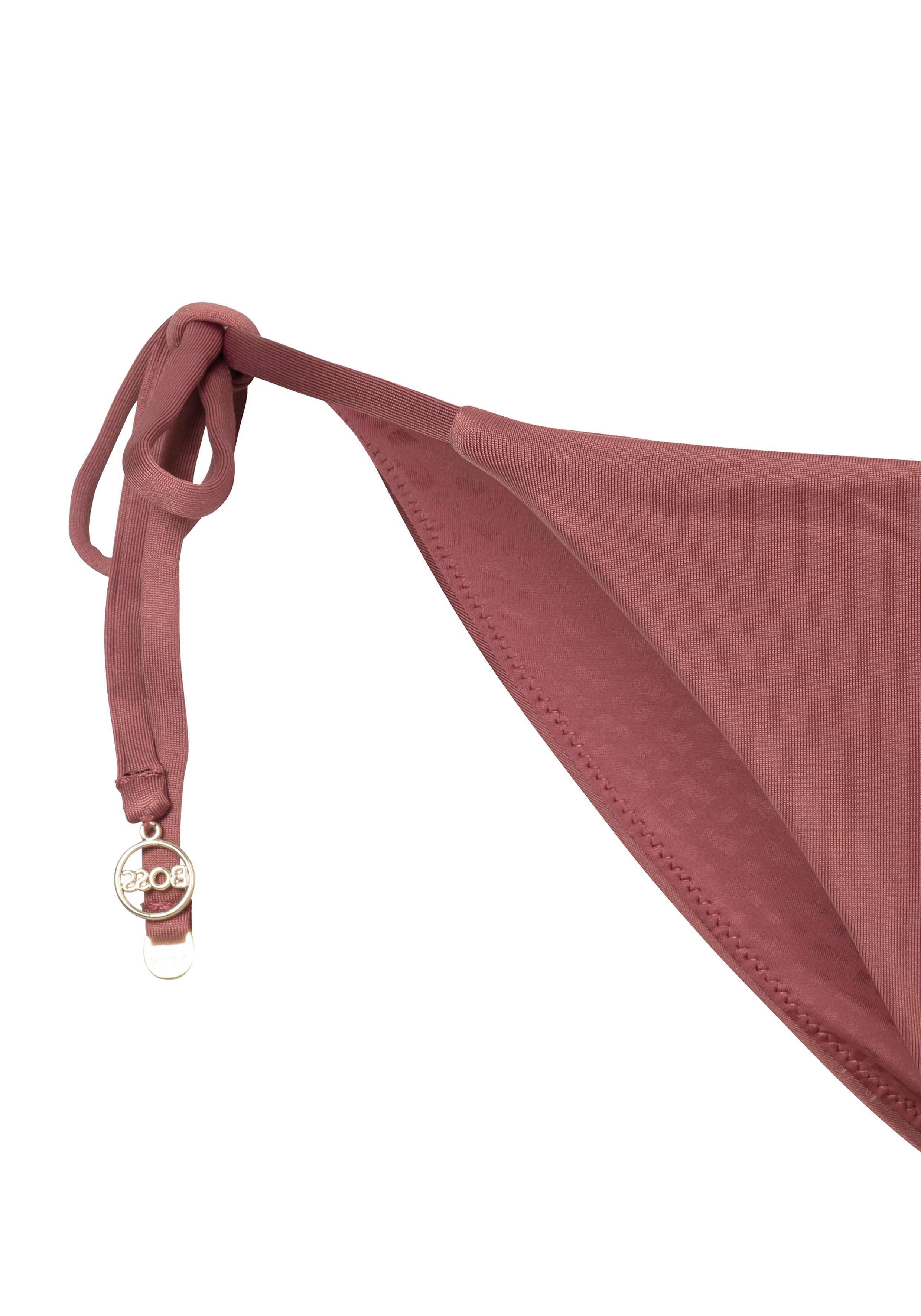 BOSS Bikinibroekje BELLA SIDE TIE met boss metalen logo