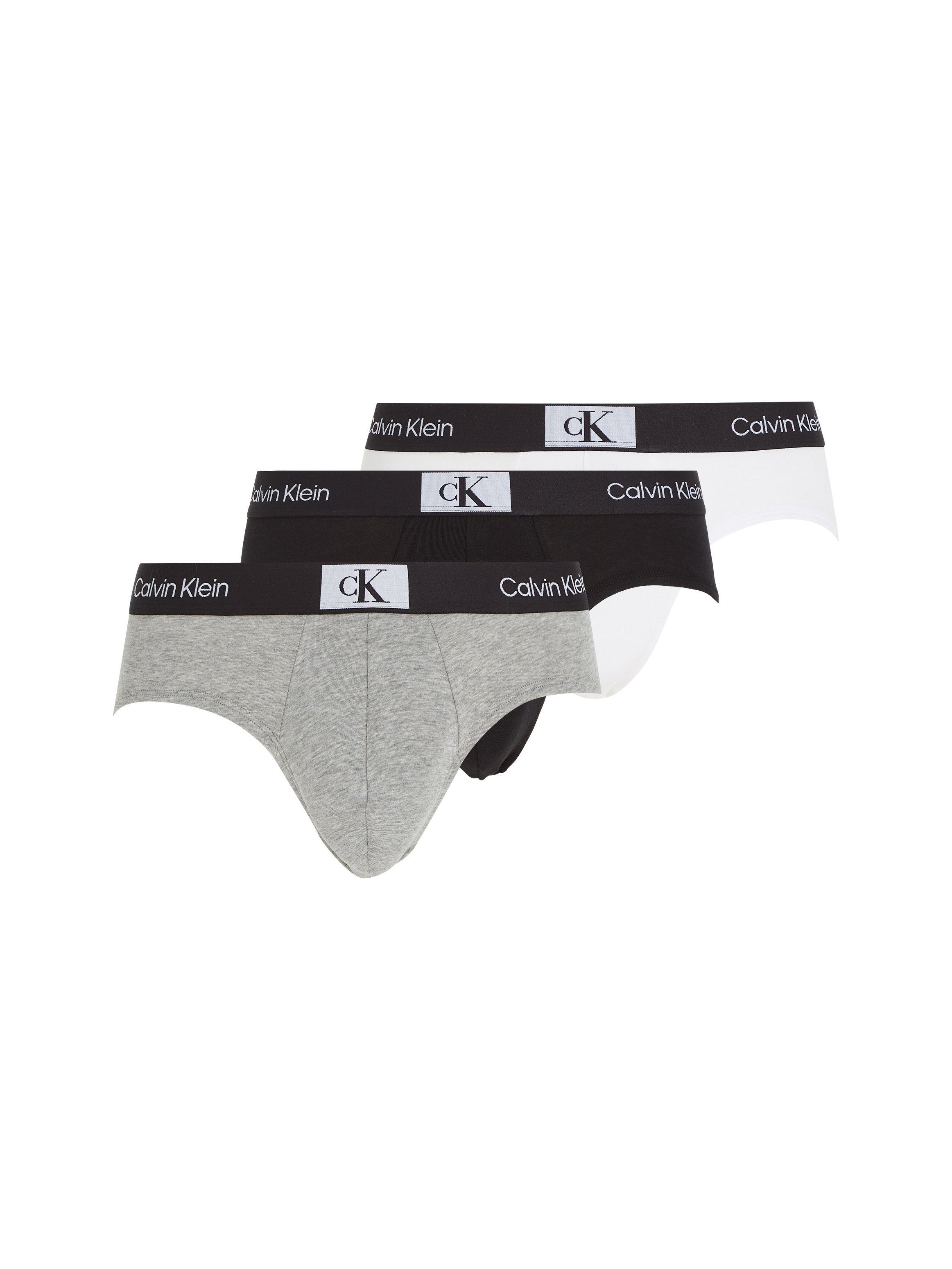 Calvin Klein Hipster HIP BRIEF 3PK met calvin klein-logo op de elastische band (Set van 3)