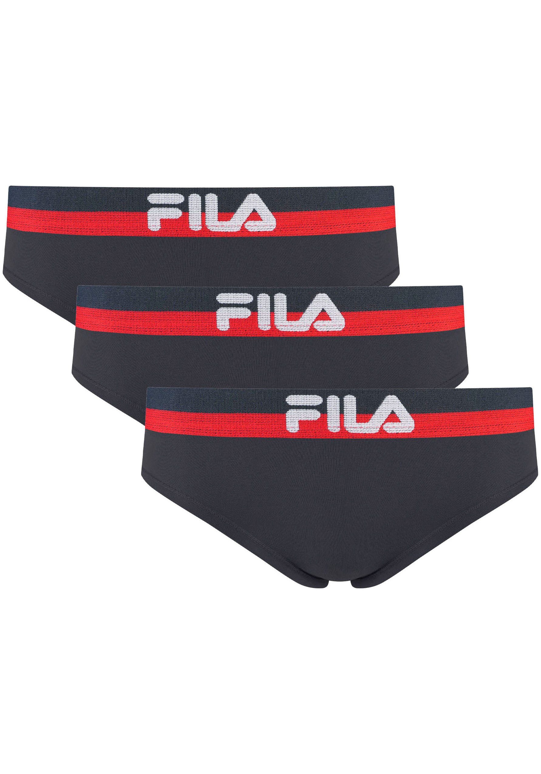 Fila Slip (3 stuks) dames slips maat L blauw
