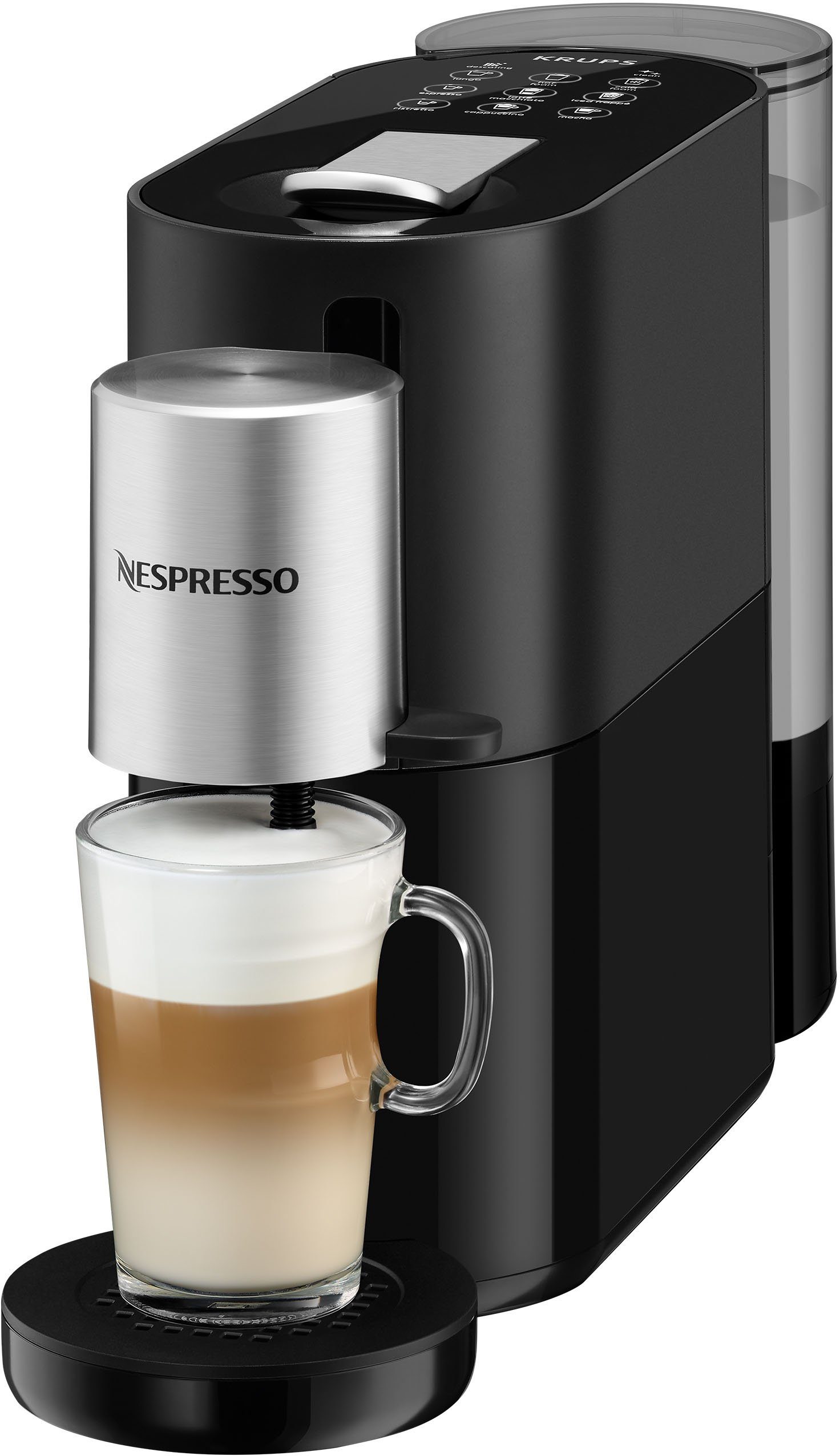 Nespresso Koffiecapsulemachine XN8908 Atelier van Krups, Waterreservoir: 1 liter, 19 bar druk, inclusief Nespresso glazen kopje + capsules