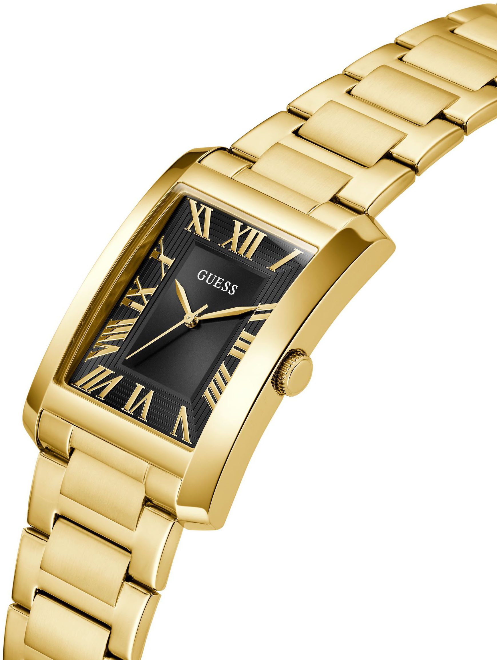 Guess Kwartshorloge CLYDE Horloge, herenhorloge, stalen armband