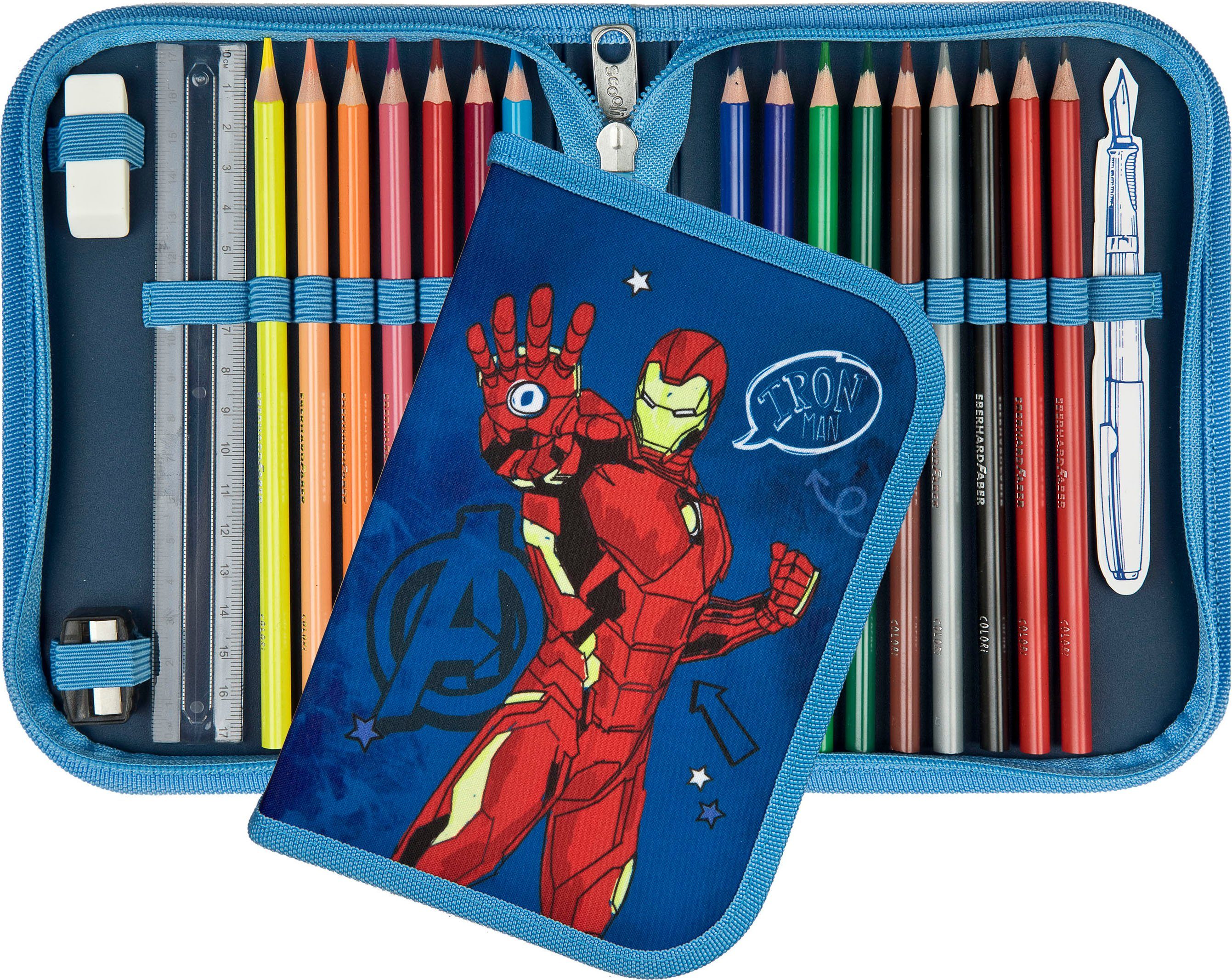 Scooli Schooltas EasyFit, Avengers (5-delig)