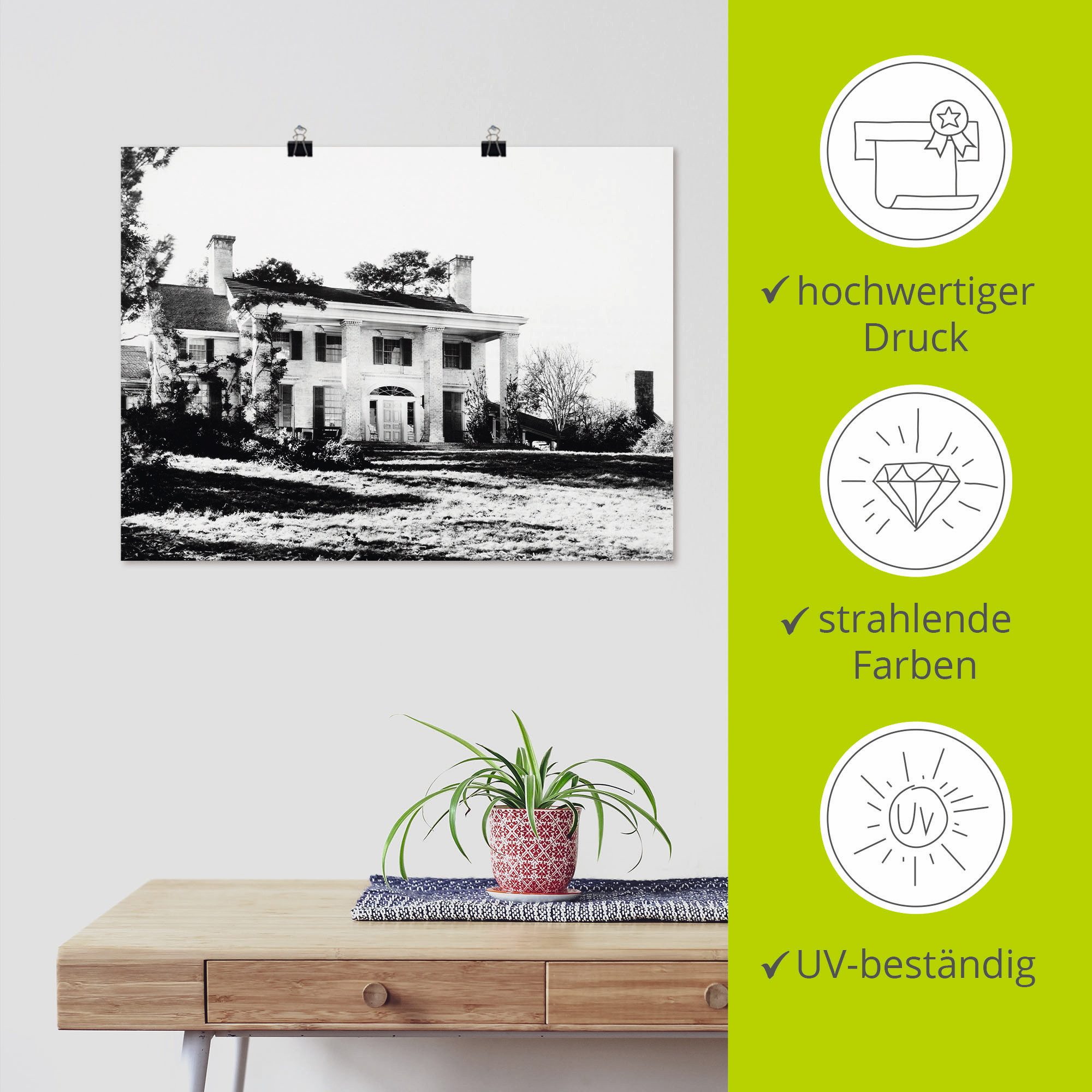 Artland Poster Gejaagd door de wind I als artprint van aluminium, artprint op linnen, muursticker of poster in verschillende maten
