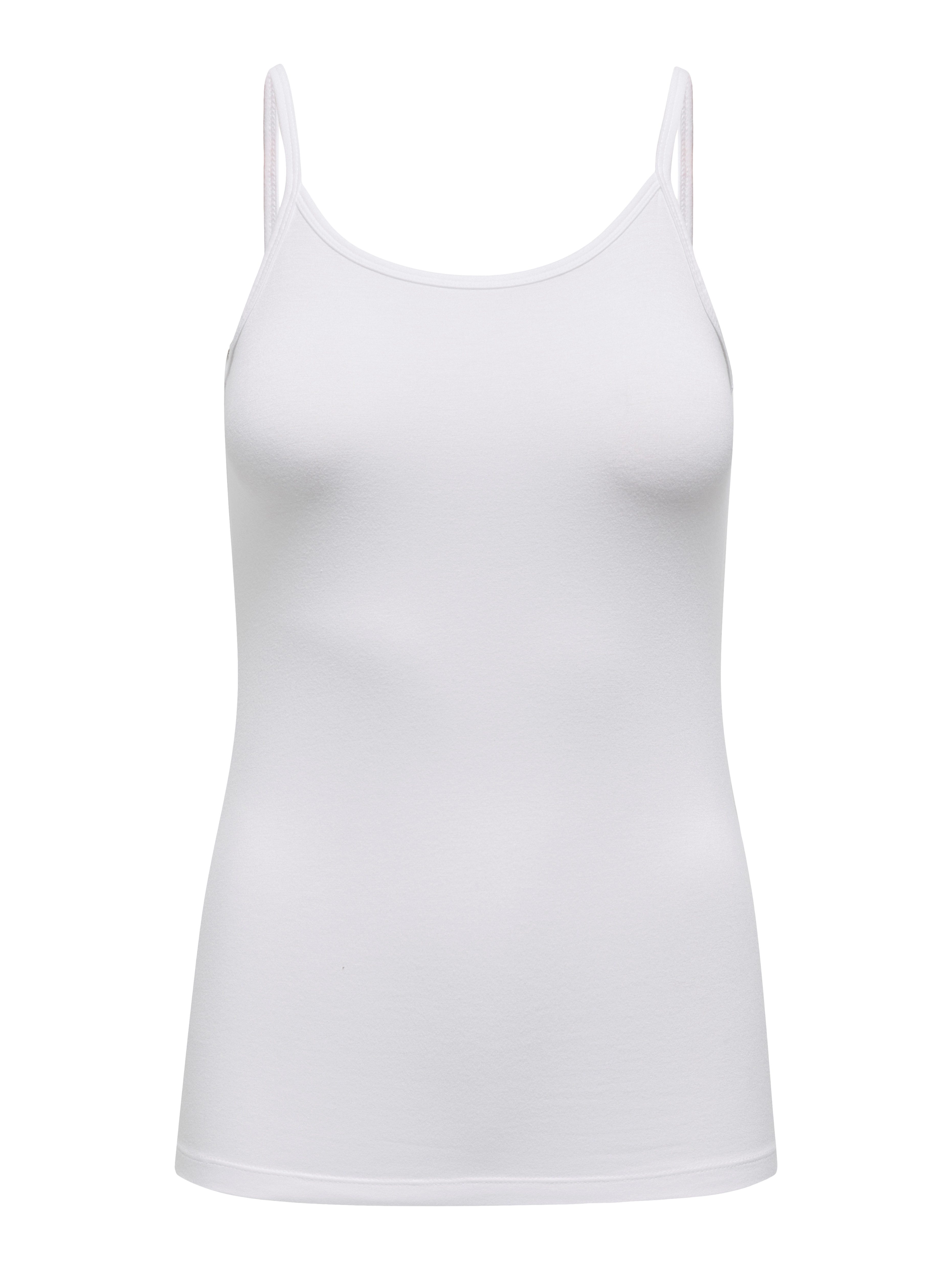 JDY Top met spaghettibandjes JDYMILA S/L SINGLET TOP JRS NOOS dames spaghettitops maat XS (34) wit