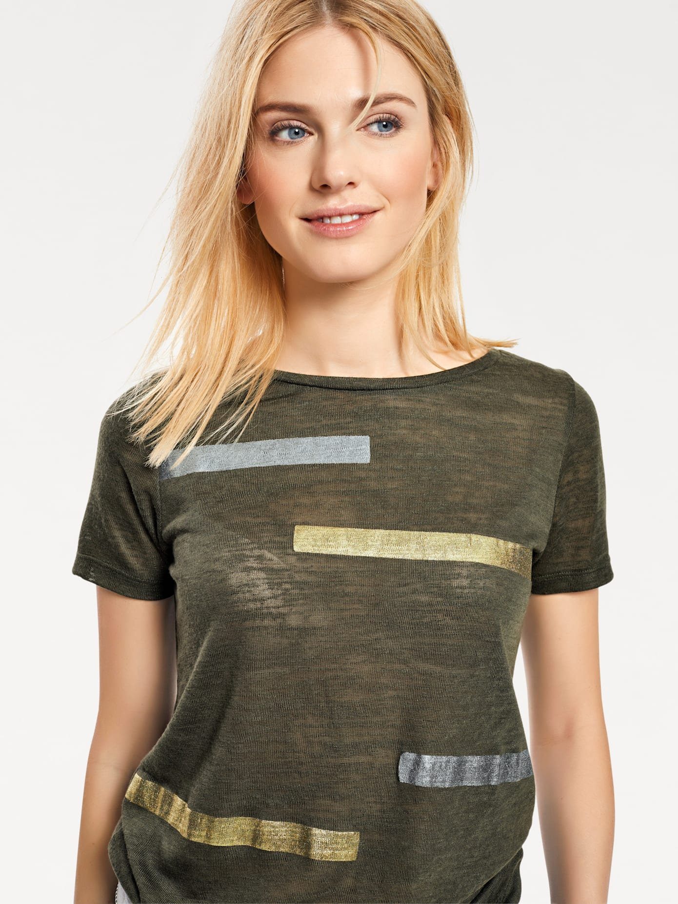 heine Shirt met ronde hals (1-delig)