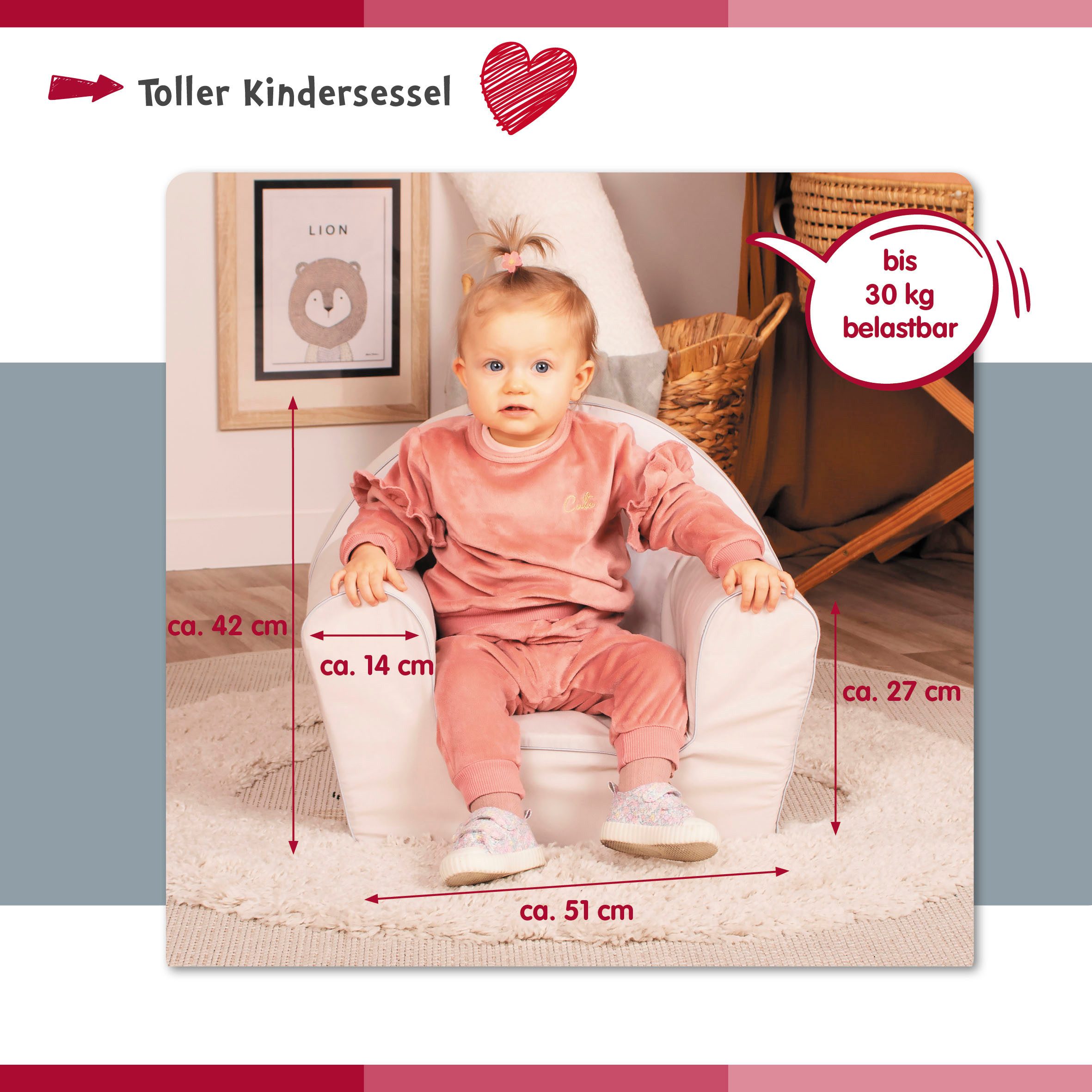 Knorrtoys® Fauteuil Lovely dino