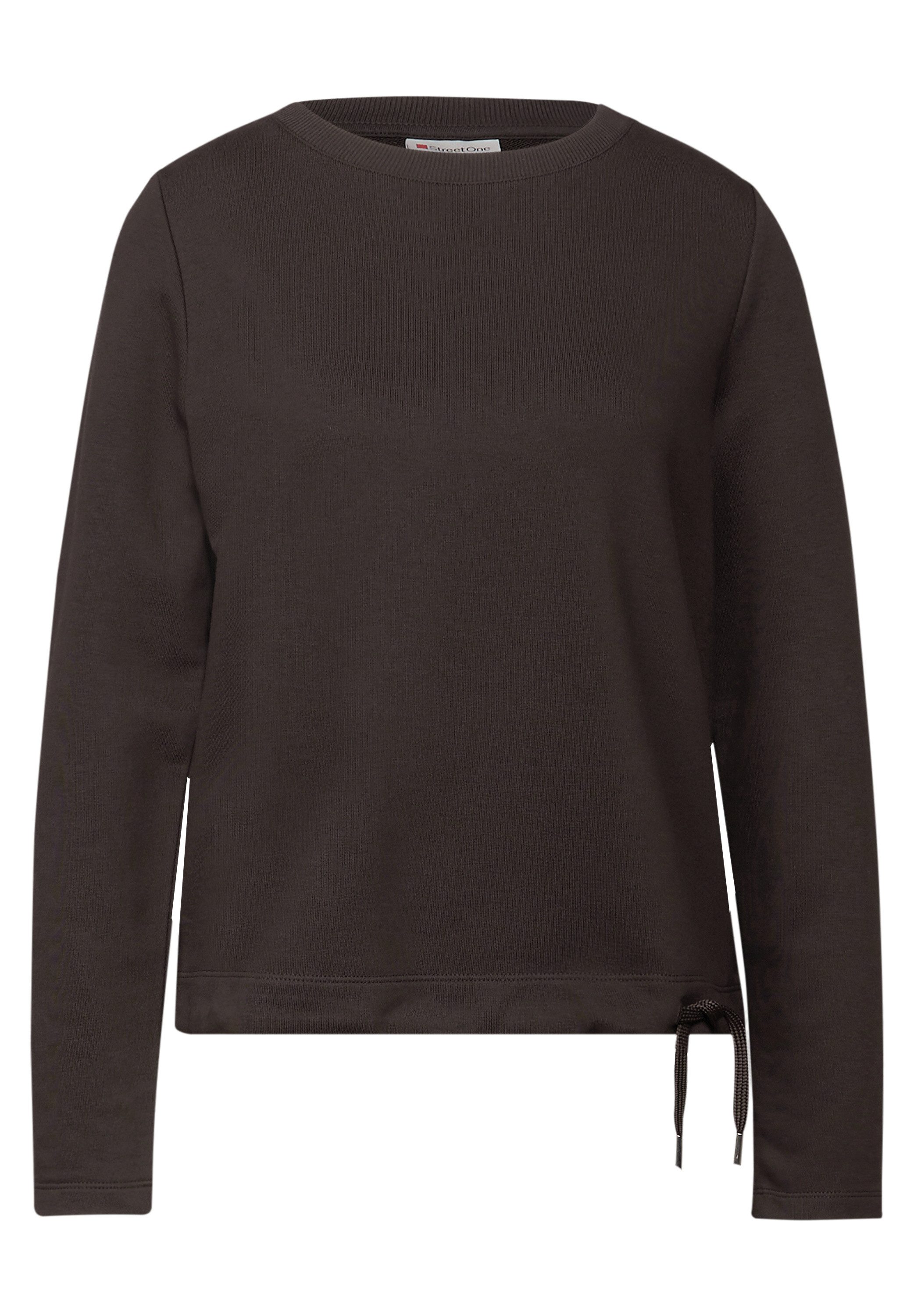 STREET ONE Sweatshirt met een rijgkoord bij de zoom