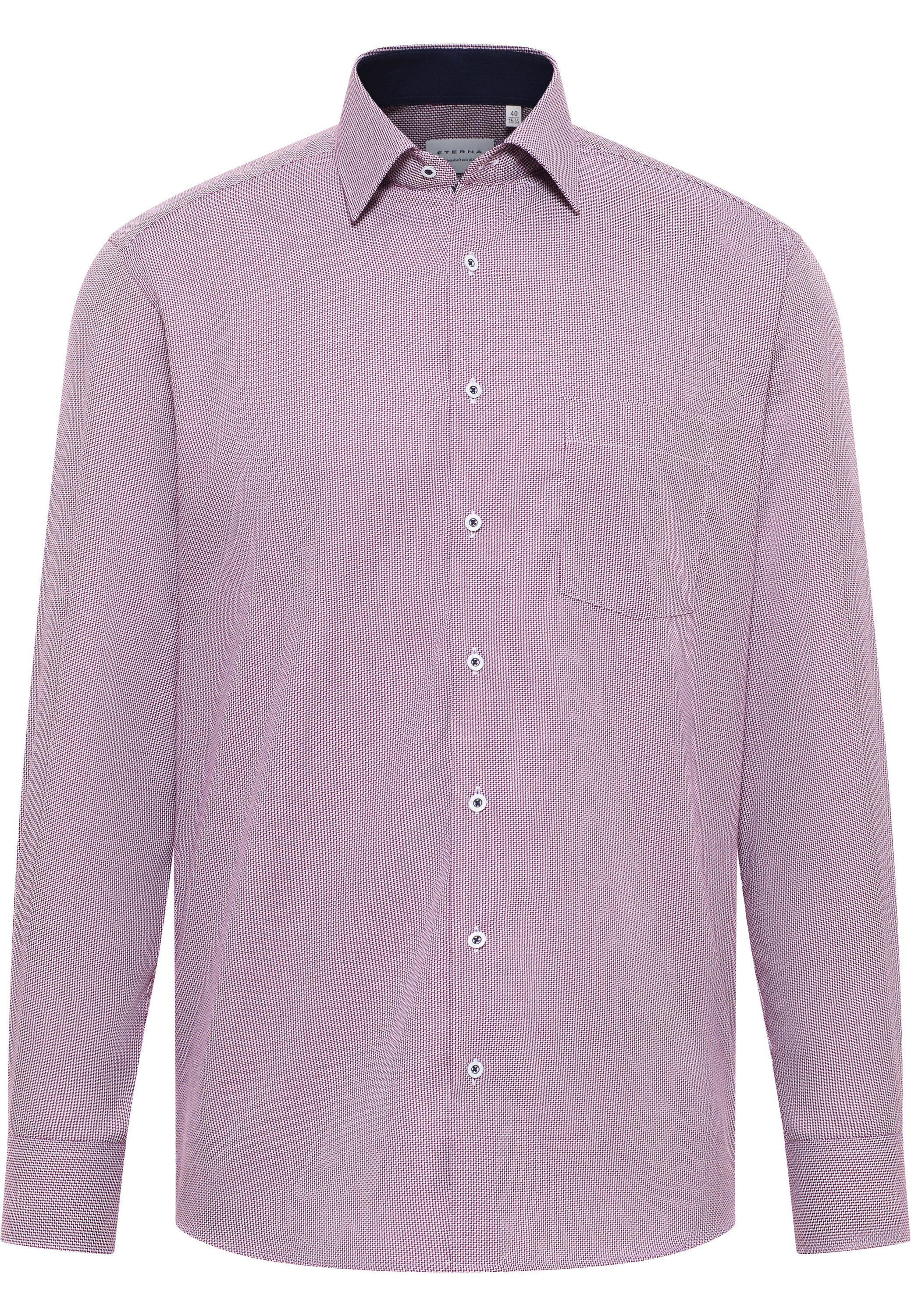 Eterna Overhemd met lange mouwen MODERN FIT NON IRON (strijkvrij)