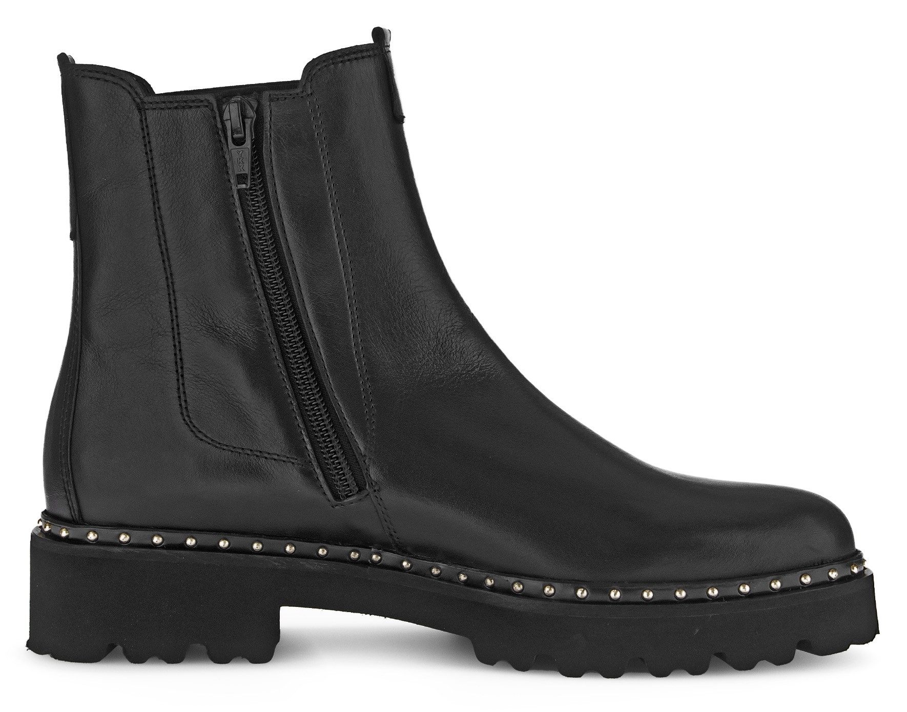 Gabor Chelsea-boots blokhak enkellaars laarzen rits en stretch-inzet