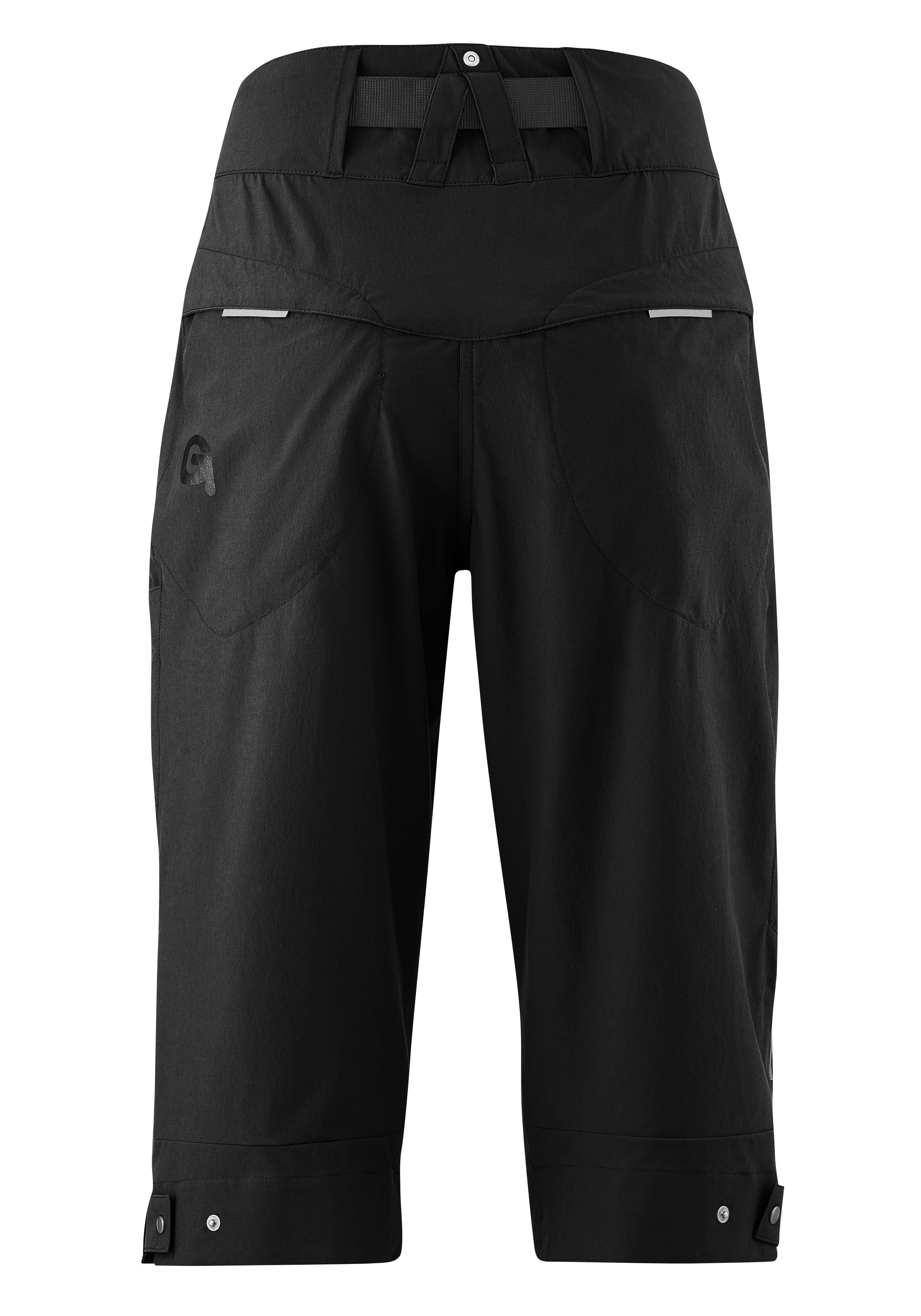Gonso Fietsbroek Ruth 3/4 Dames 3/4 fietsbroek, binnenbroek met zitkussen, tailleband inclusief riem