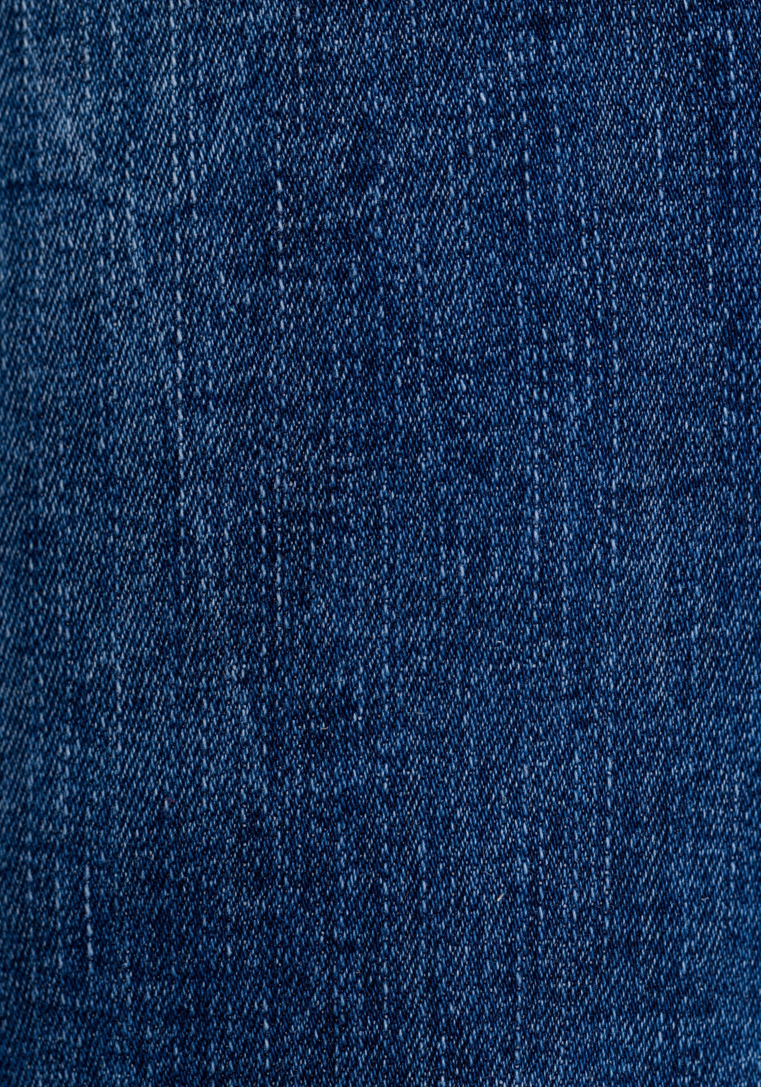 GANG Slim fit jeans 94CARLI met open knoopsluiting