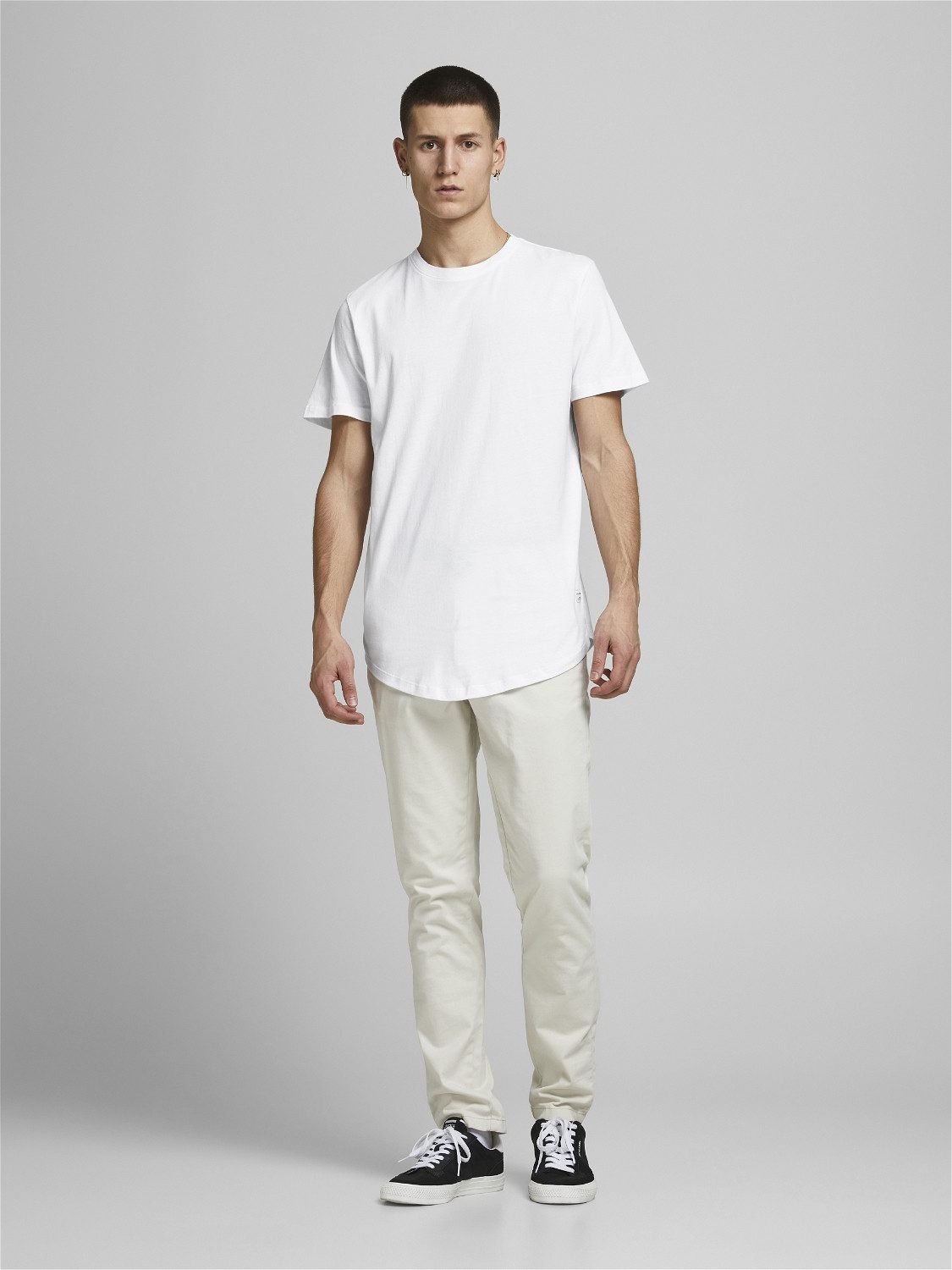 Jack & Jones T-shirt JJENOA TEE SS CREW NECK 5PK MP NOOS (5-delig, Set van 5)