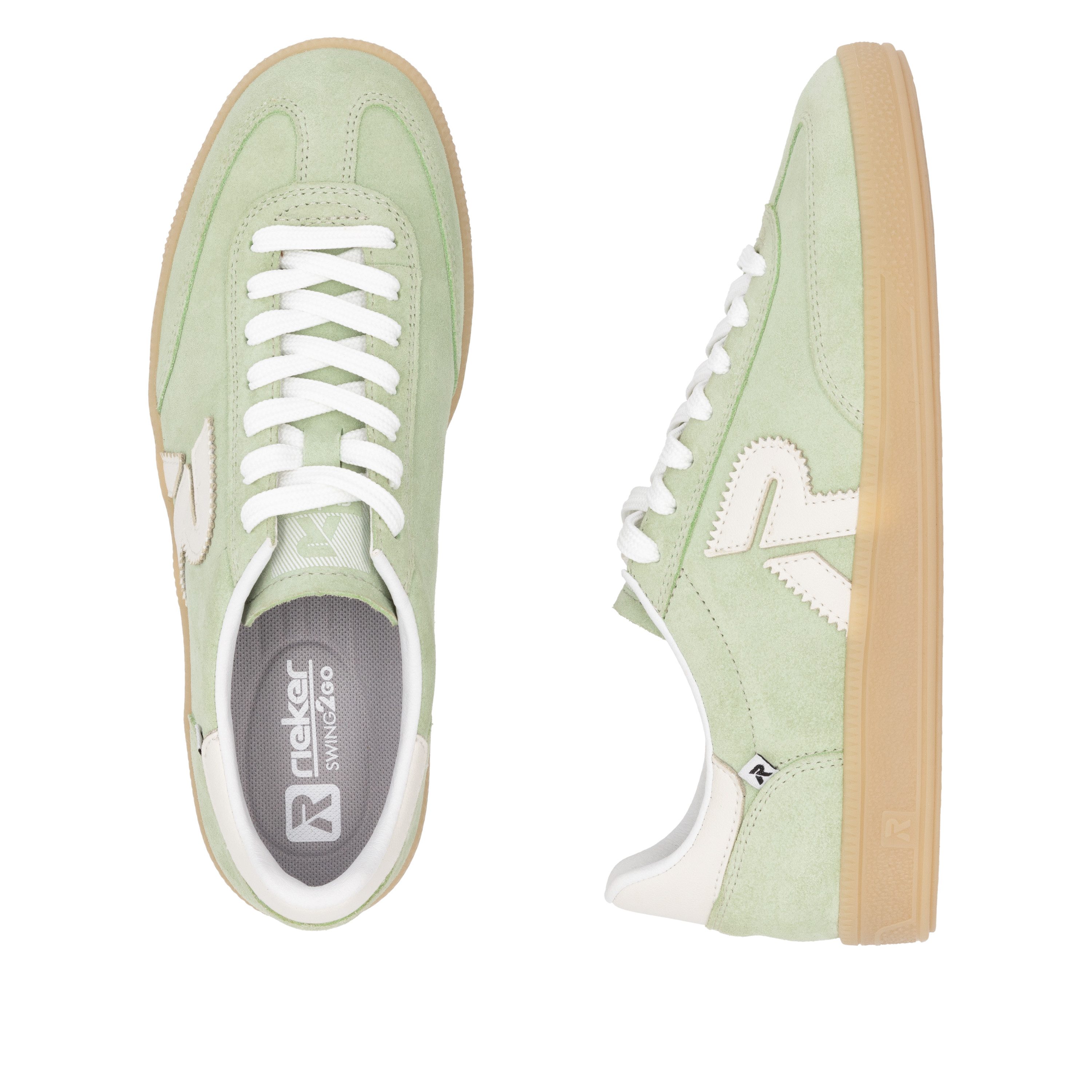 RIEKER Sport Sneakers San Diego , retro-sneaker, vrijetijdsschoen, lage schoen met uitneembaar voetbed