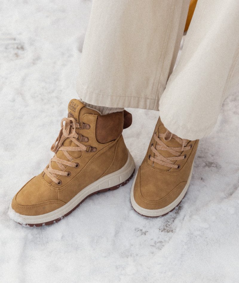 Roxy Hoge veterschoenen KARMEL Winterlaarzen, veterschoenen, winterschoenen, gevoerd