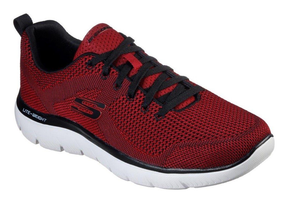 Skechers Sneakers Summits met gepolsterde schaprand, vrijetijdsschoen, lage schoen, veterschoen