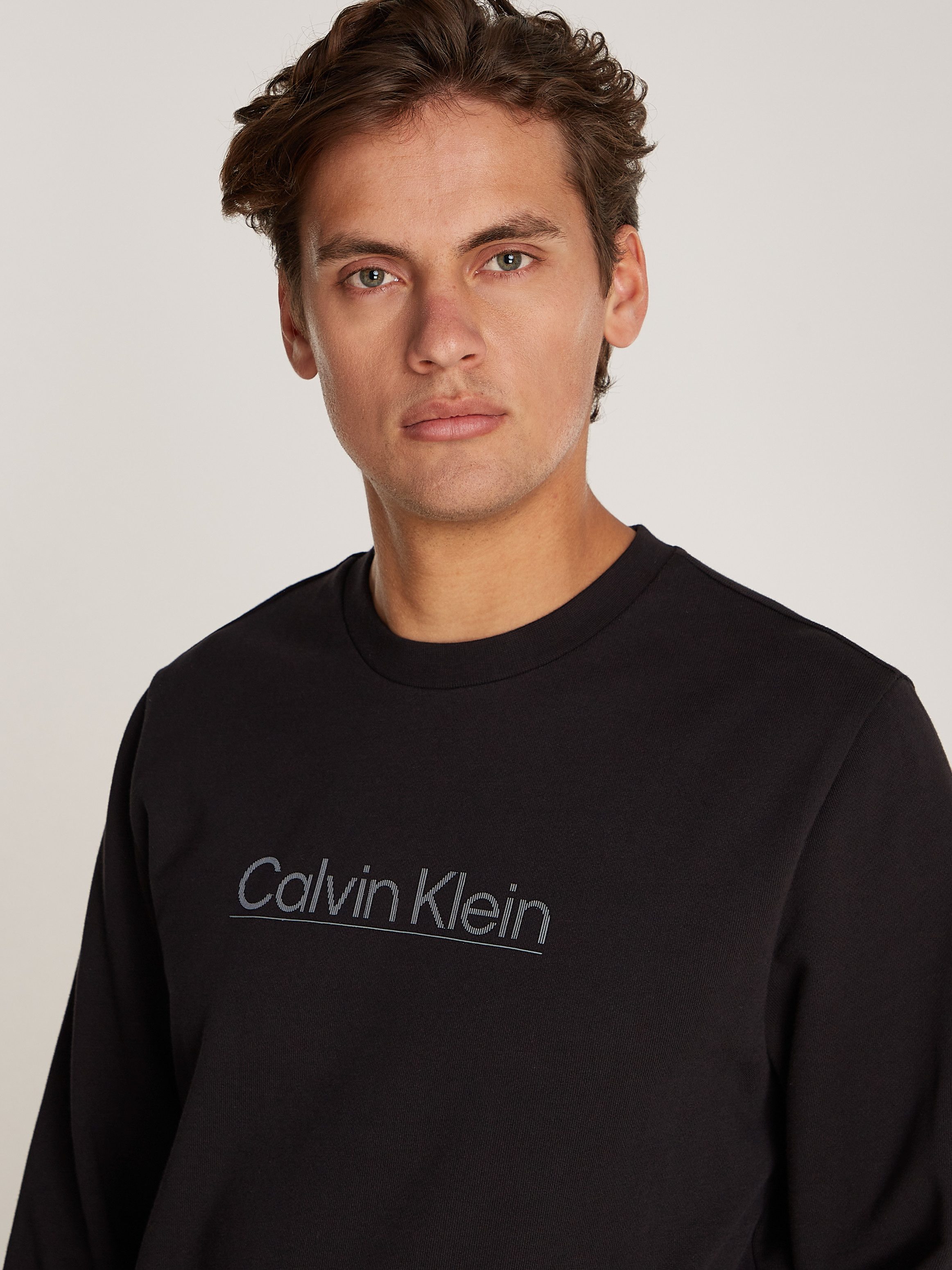 Calvin Klein Sweatshirt RAISED LINE LOGO SWEATSHIRT