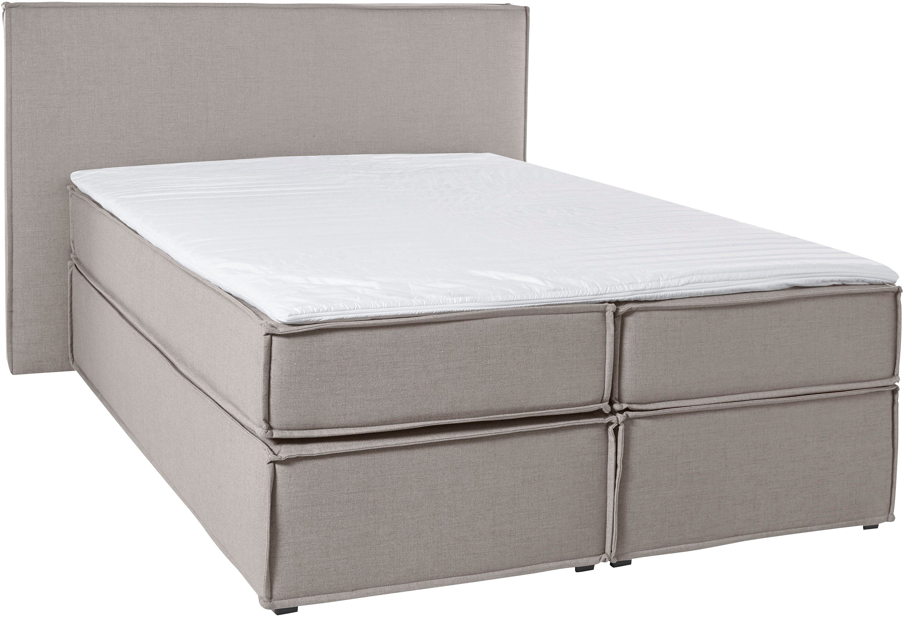 LeGer Home by Lena Gercke Boxspring Yuma incl. topmatras, in 4 breedten, 3 matrassoorten en elk 2 hardheden