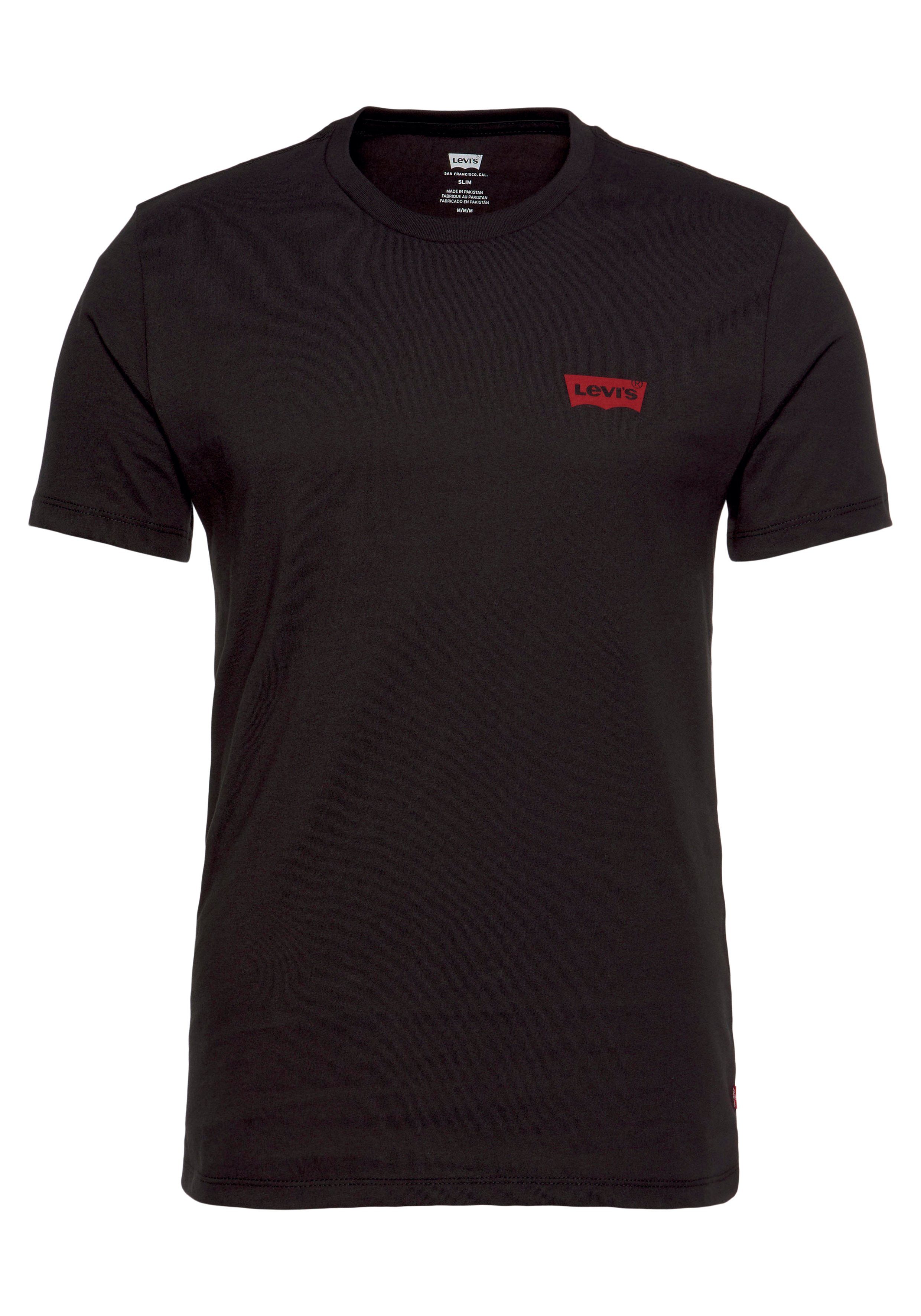 Levi's® Shirt met korte mouwen met levi's® logo op borsthoogte