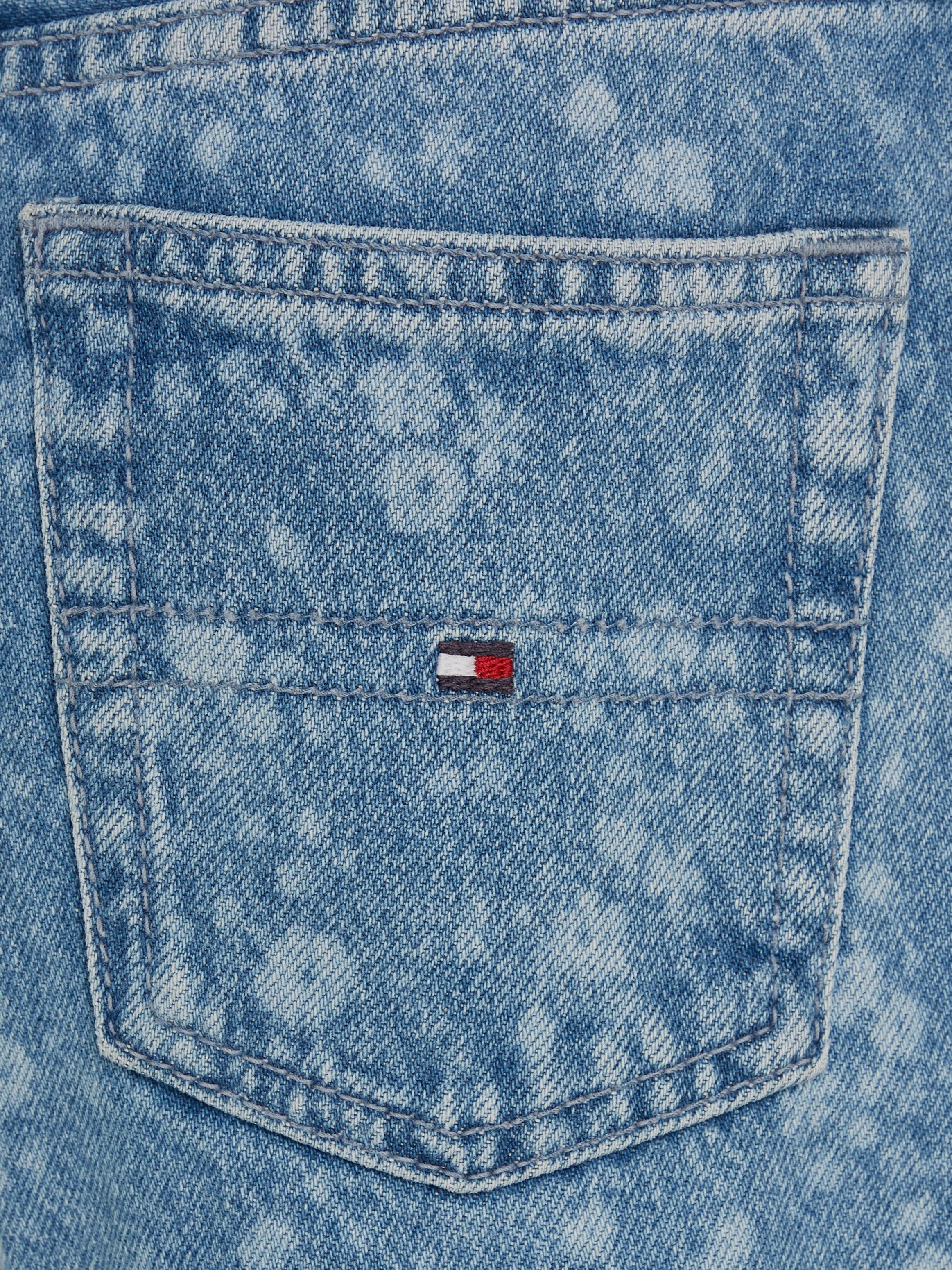 Tommy Hilfiger Bootcut jeans MABEL FLOWER DENIM Kinderen tot 16 jaar in 5-pocket-stijl