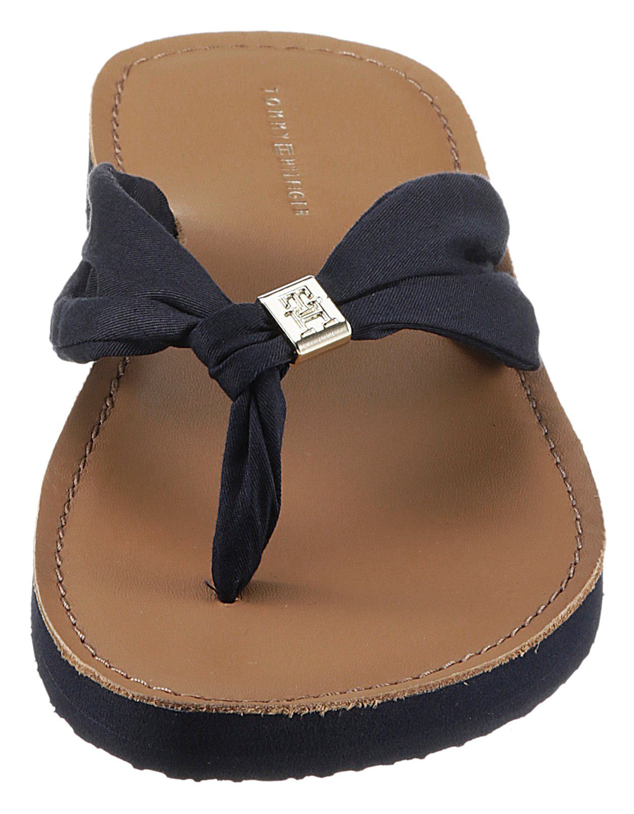 Tommy Hilfiger Teenslippers TH ELEVATED BEACH SANDAL , zomerschoen, comfortabele schoen, flats, slippers met th-sieraandeel