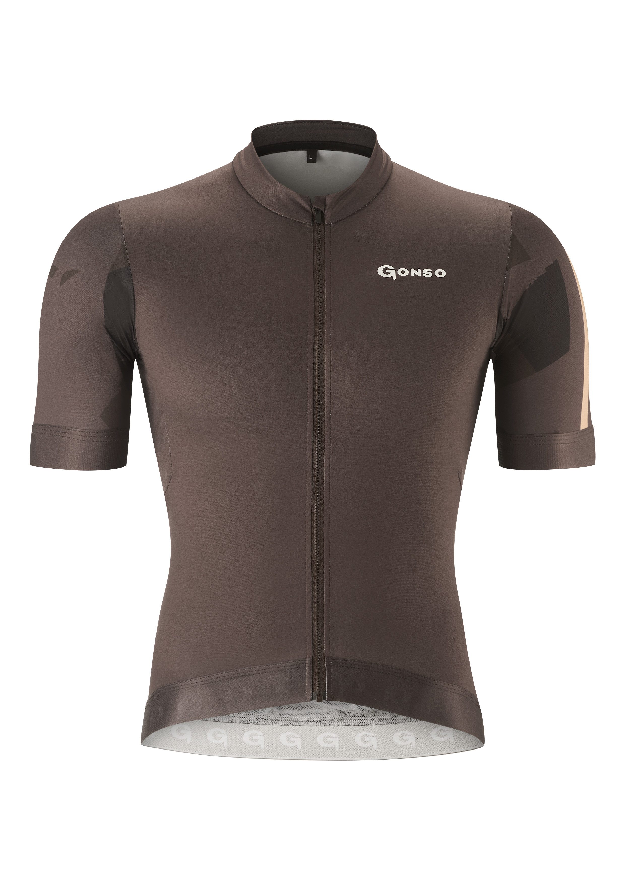 Gonso Fietsshirt TRESERO Heren fiets shirt met korte mouwen ademend fiets tricot met achterzak