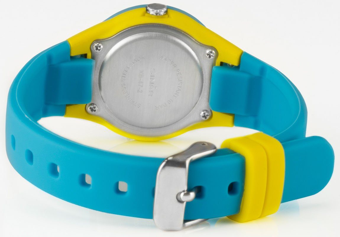 SINAR Kwartshorloge XB-47-1 Horloge, kinderhorloge jongens, meisjes, cadeau-idee, tot 10 bar waterdicht.